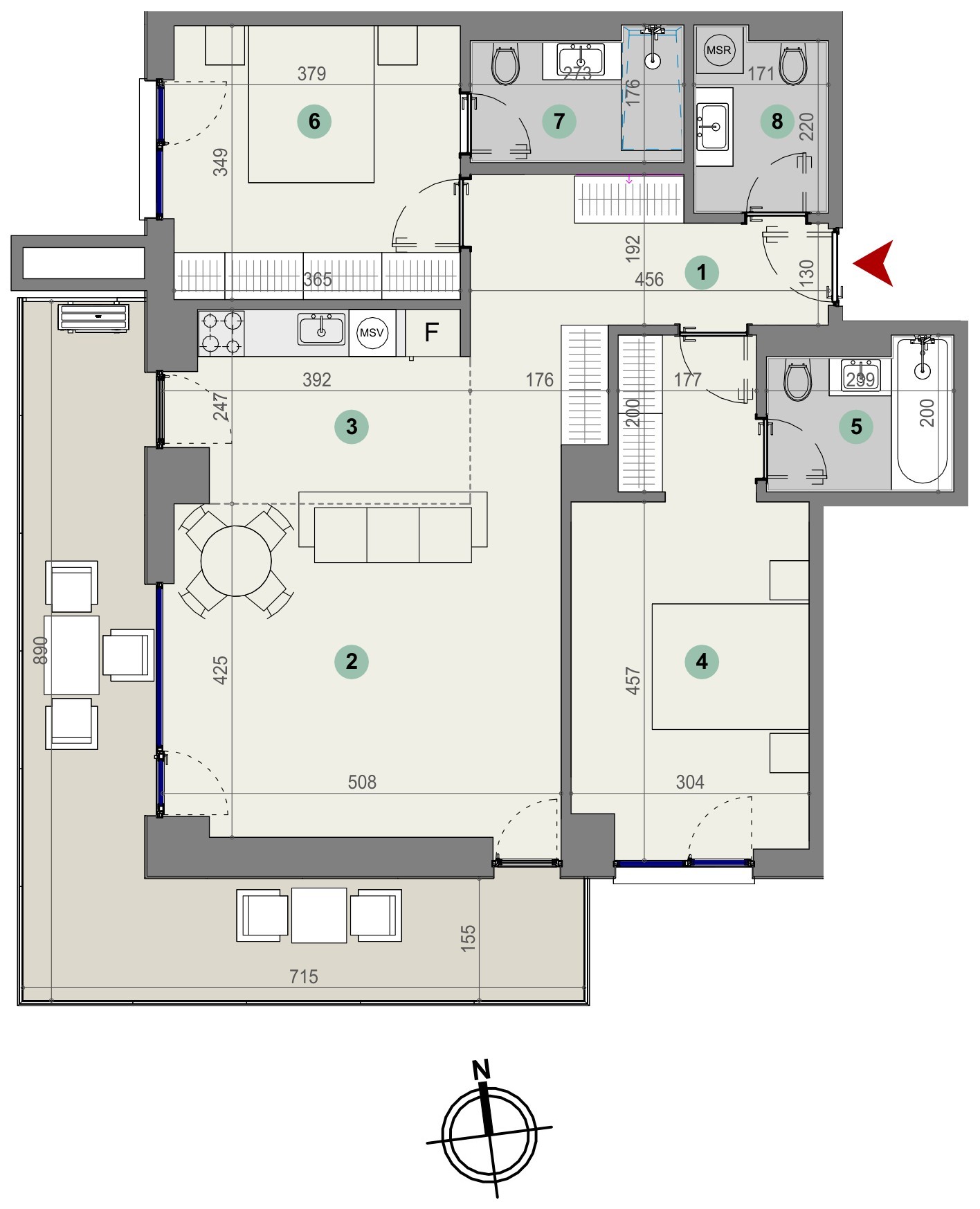 Plan apartament