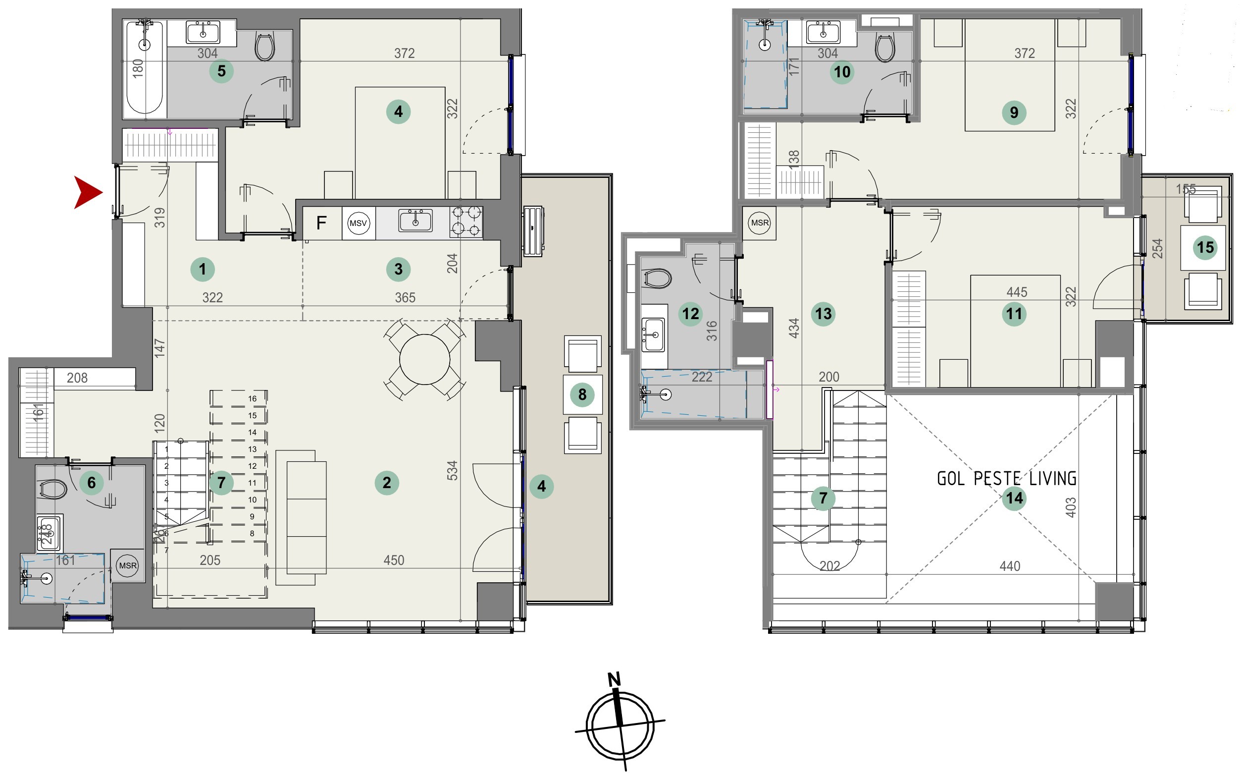 Plan apartament