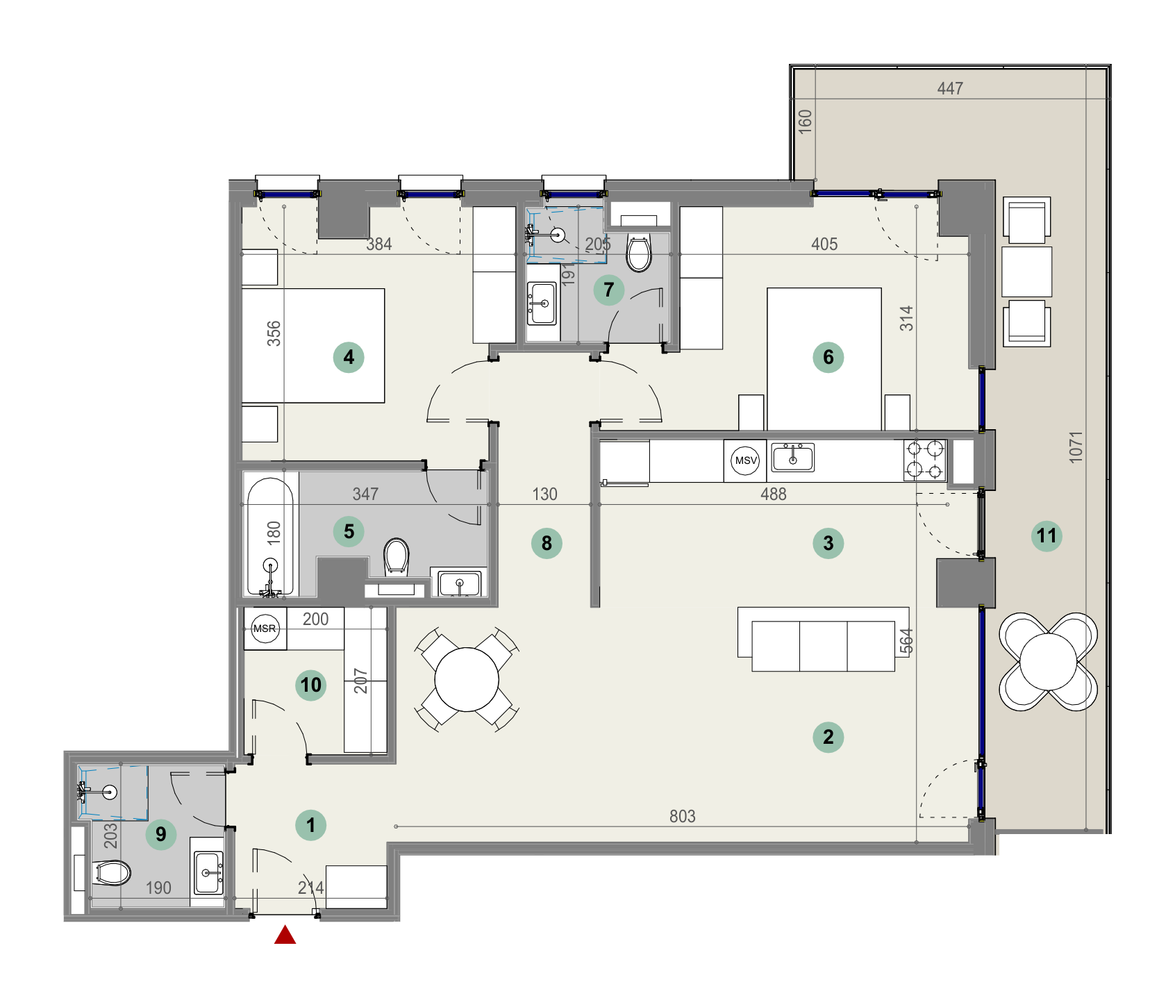 Plan apartament