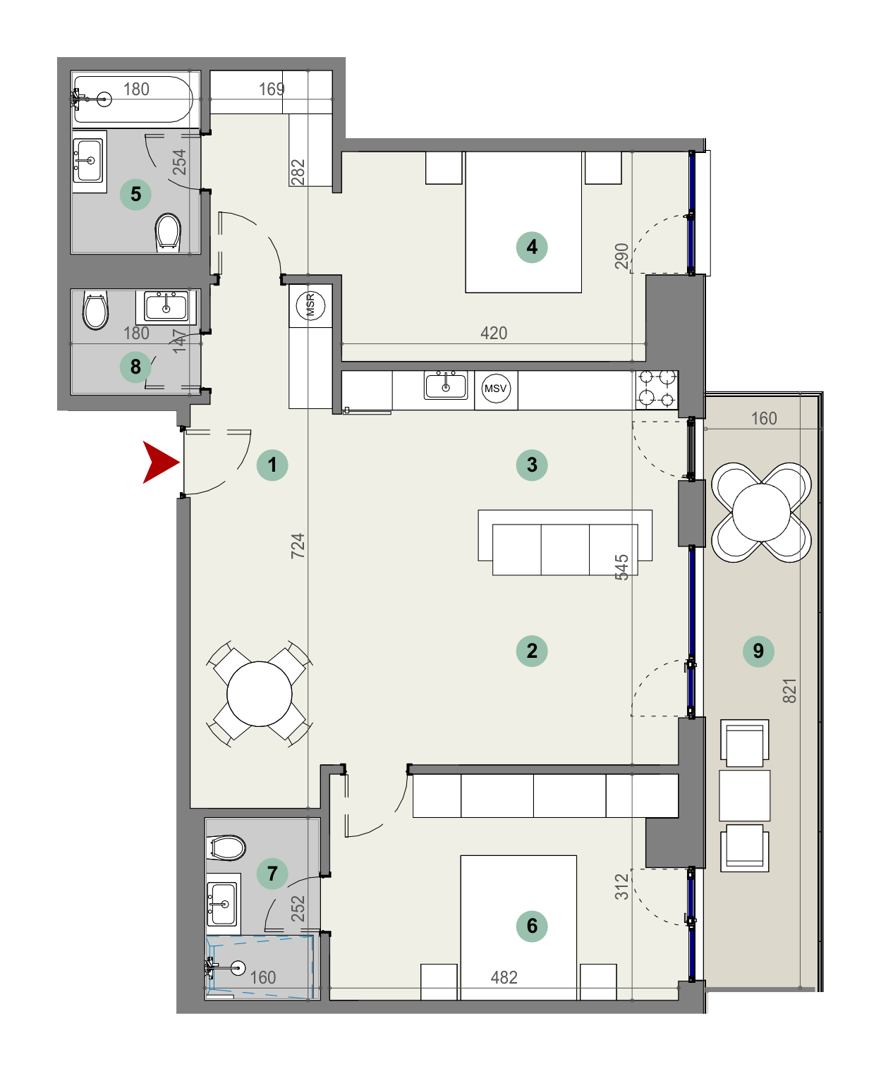 Plan apartament