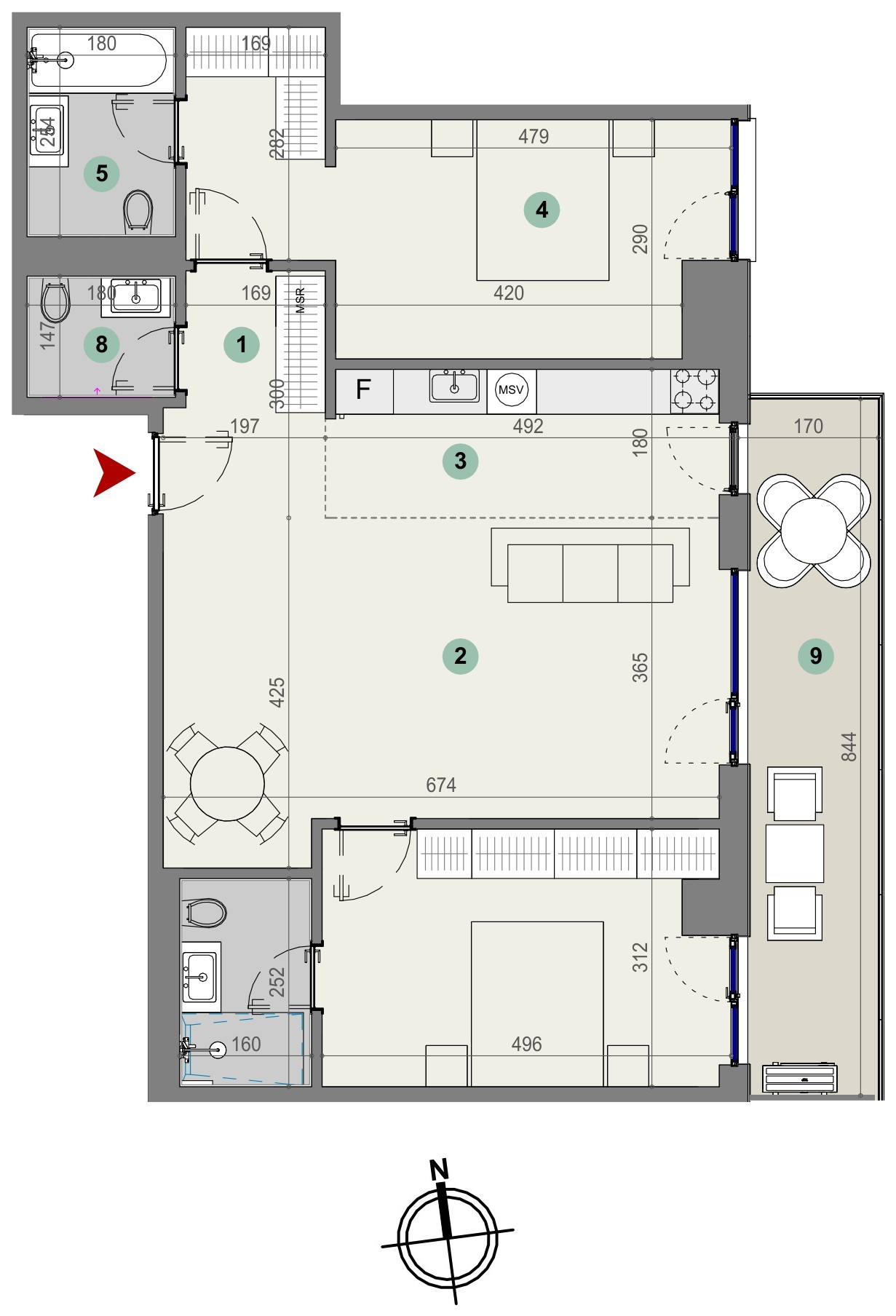 Plan apartament
