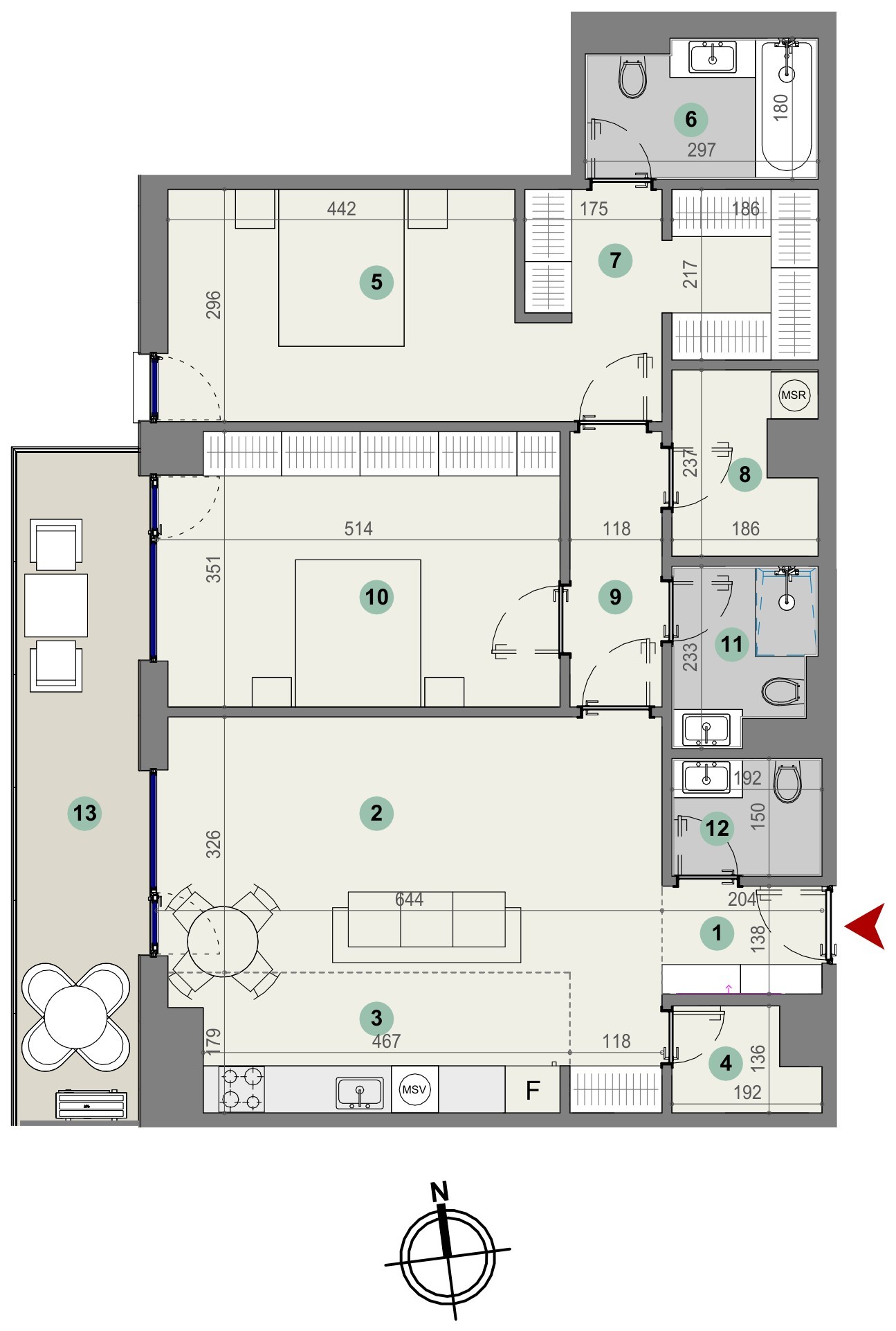 Plan apartament