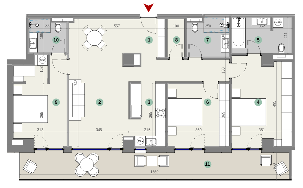 Plan apartament