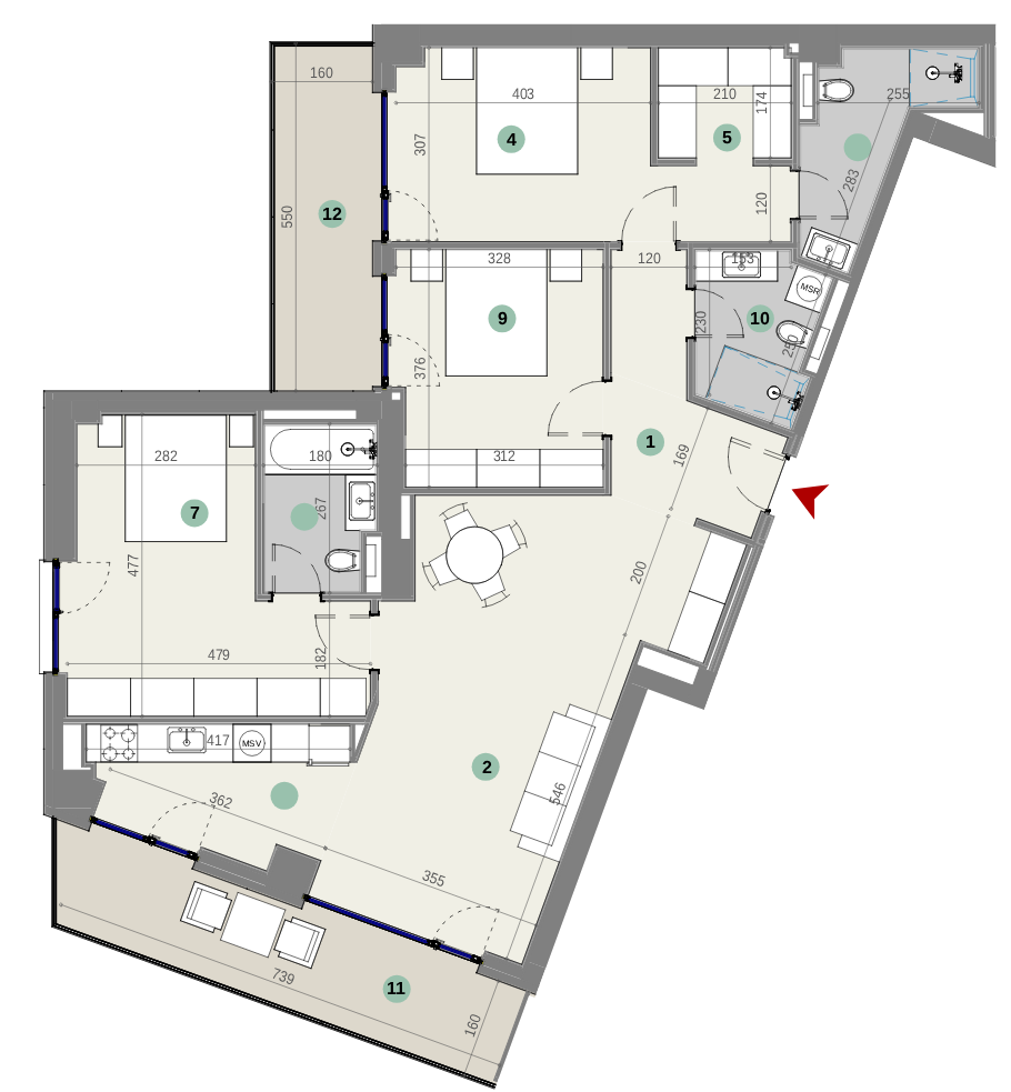 Plan apartament