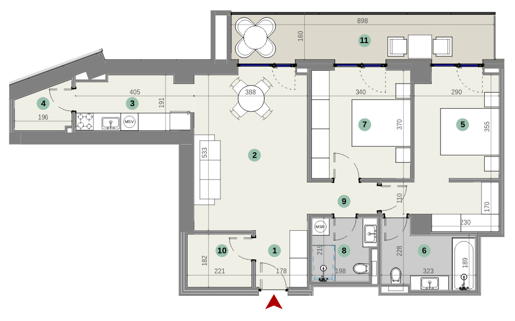Plan apartament