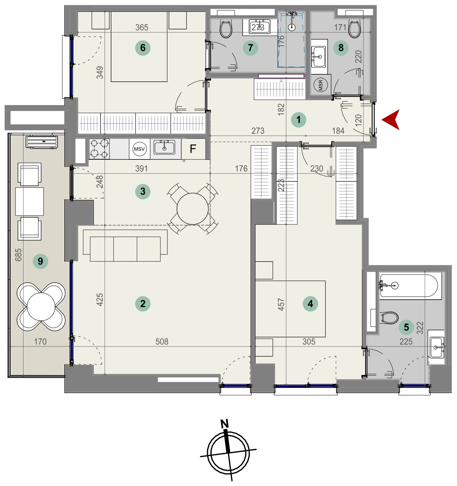 Plan apartament