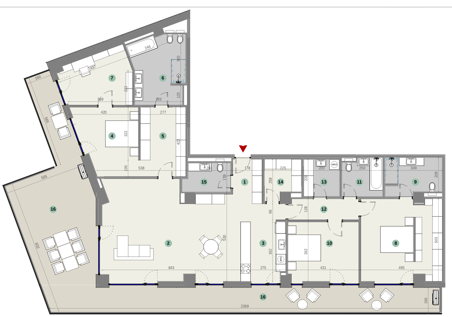 Plan apartament