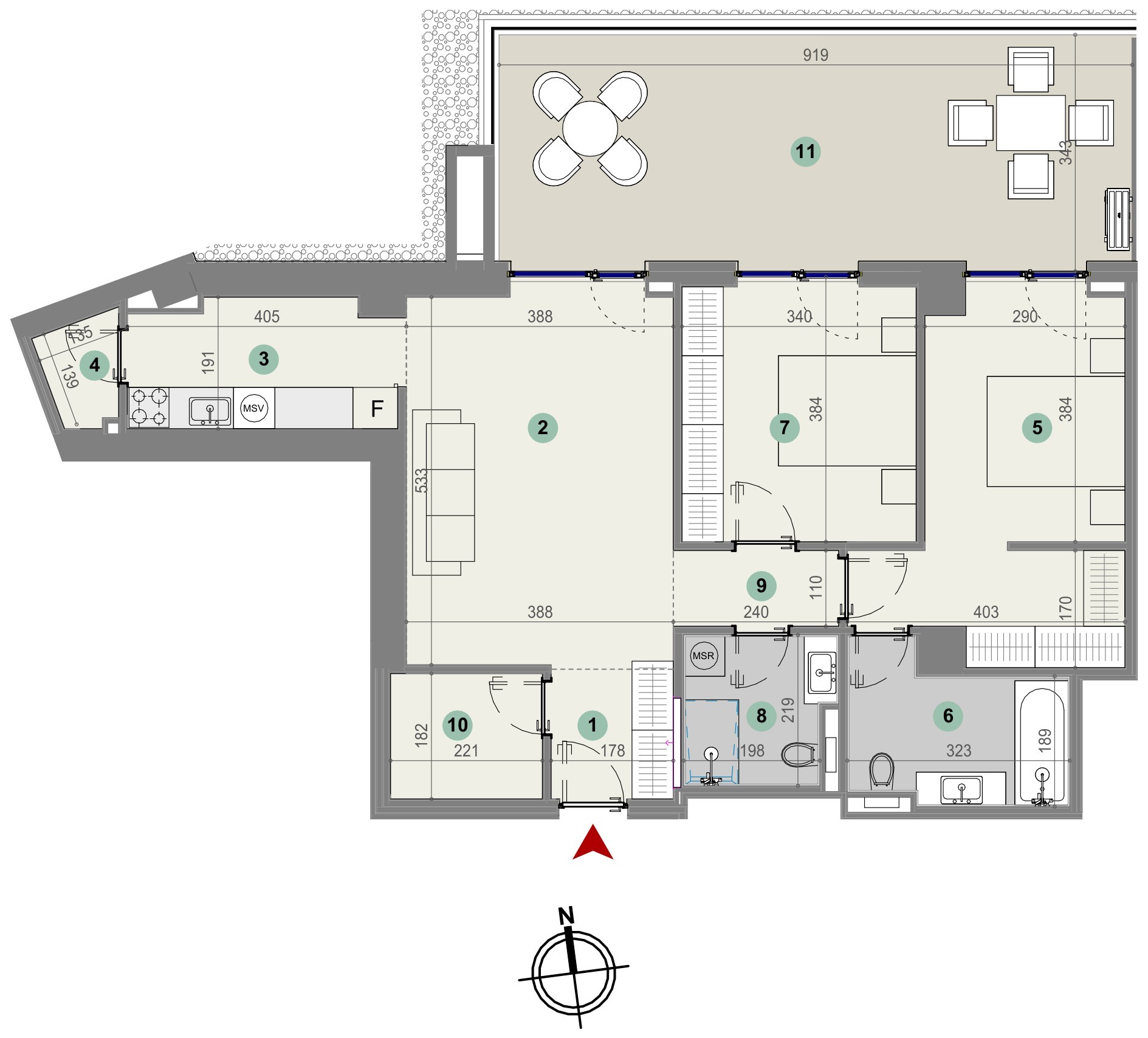 Plan apartament