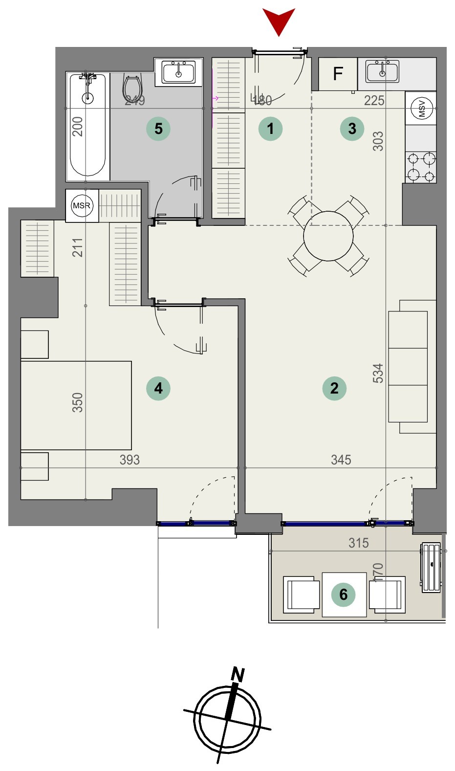 Plan apartament
