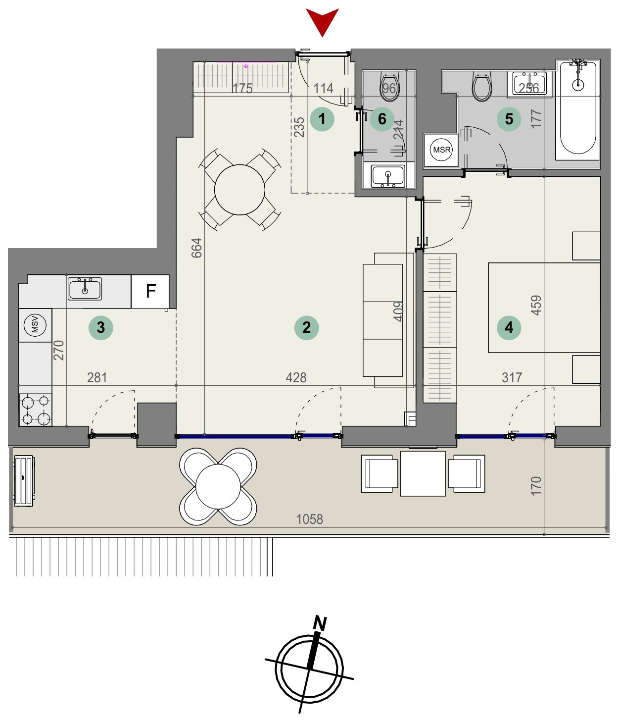 Plan apartament