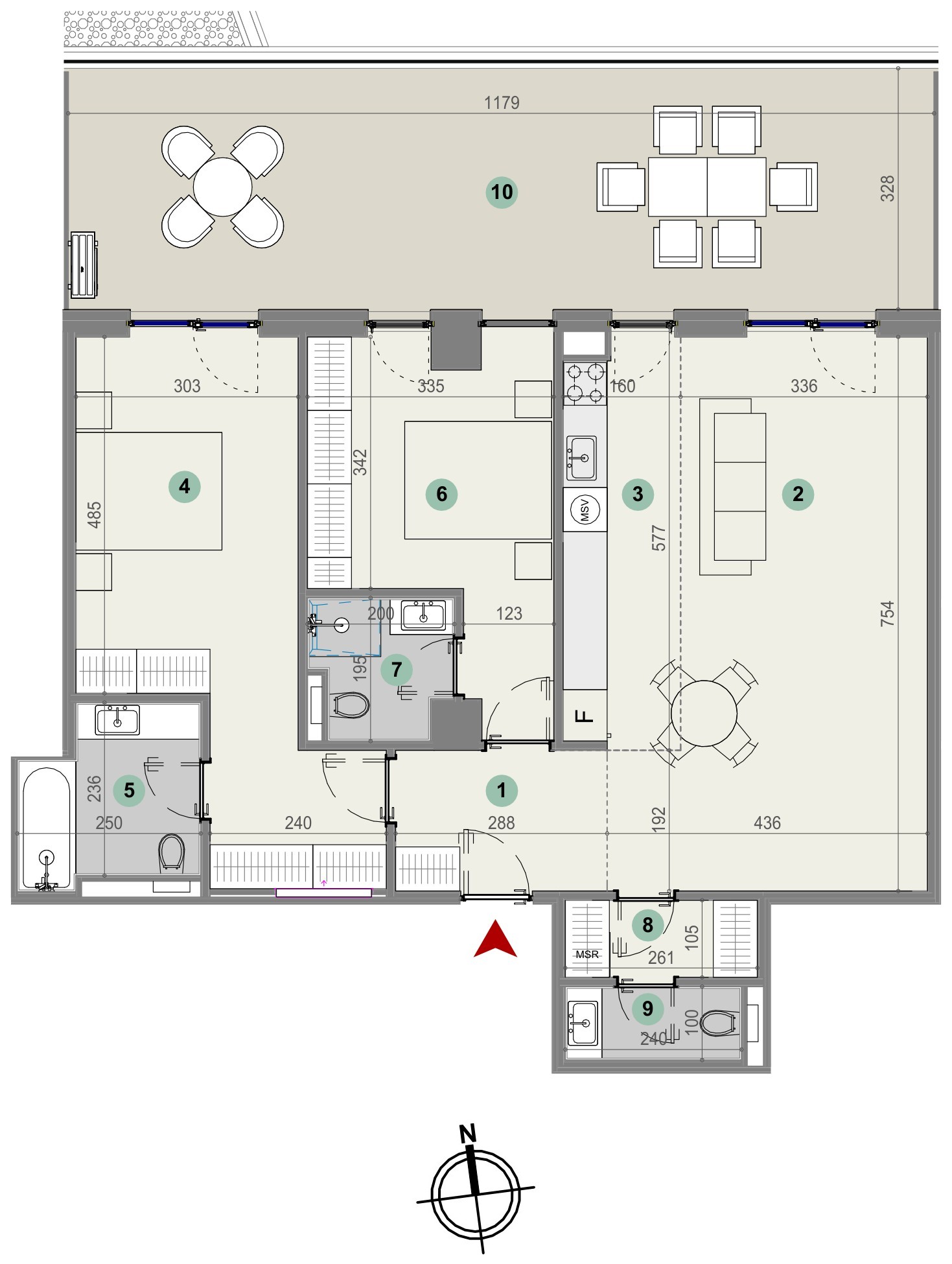 Plan apartament