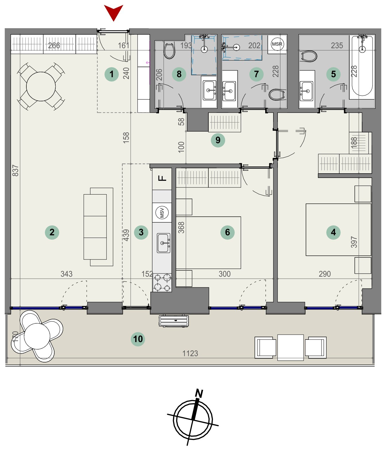 Plan apartament