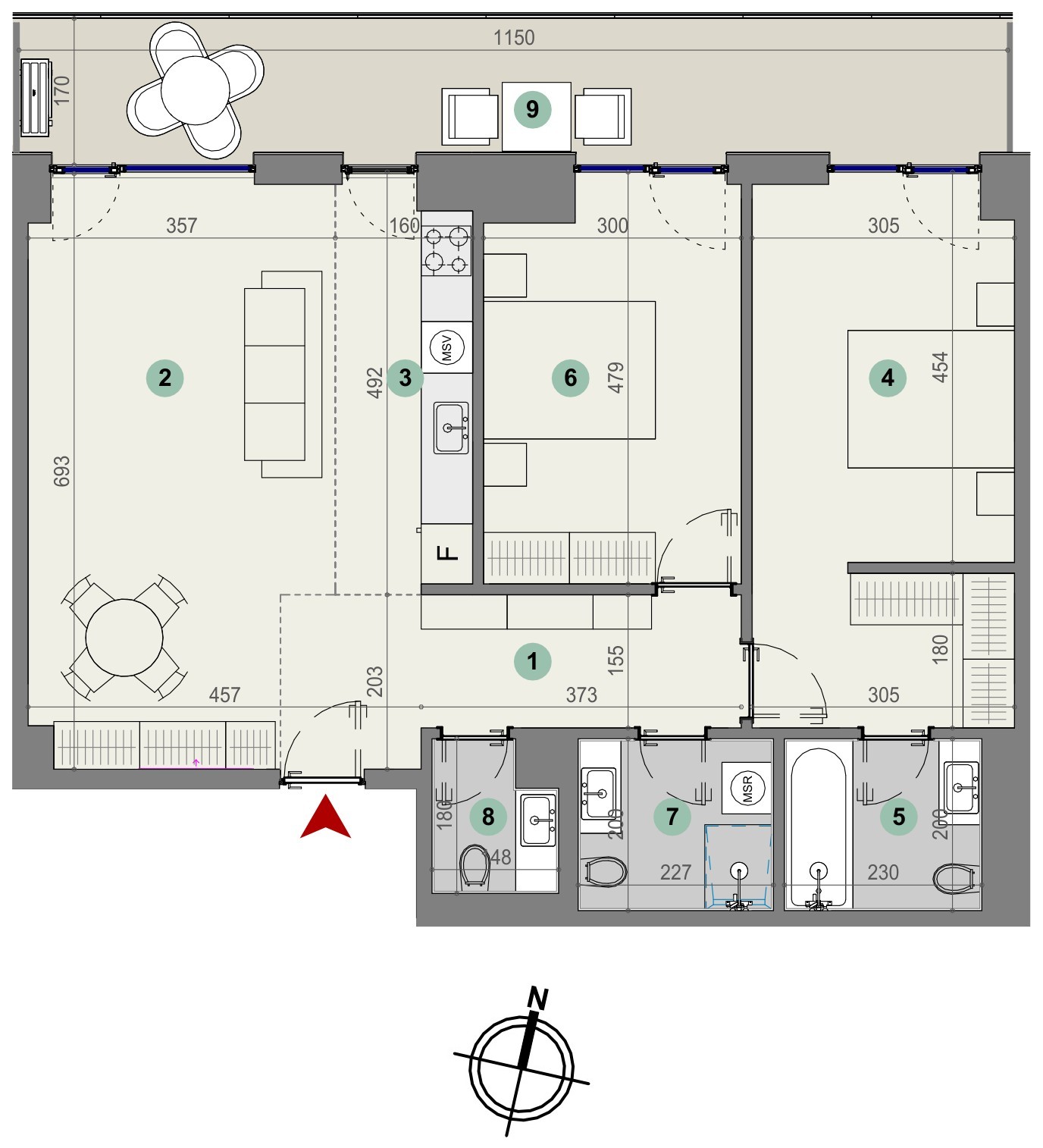 Plan apartament