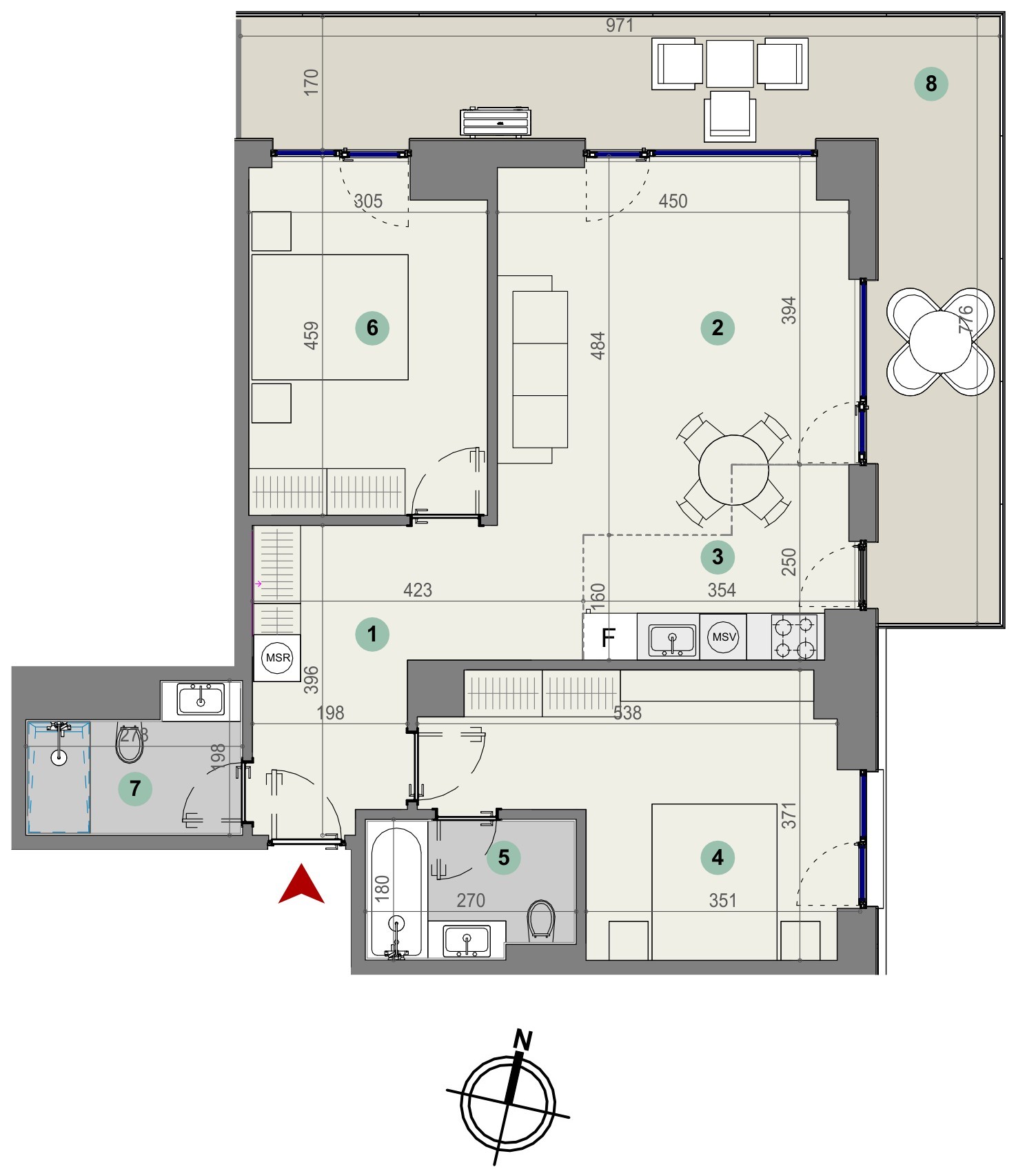 Plan apartament