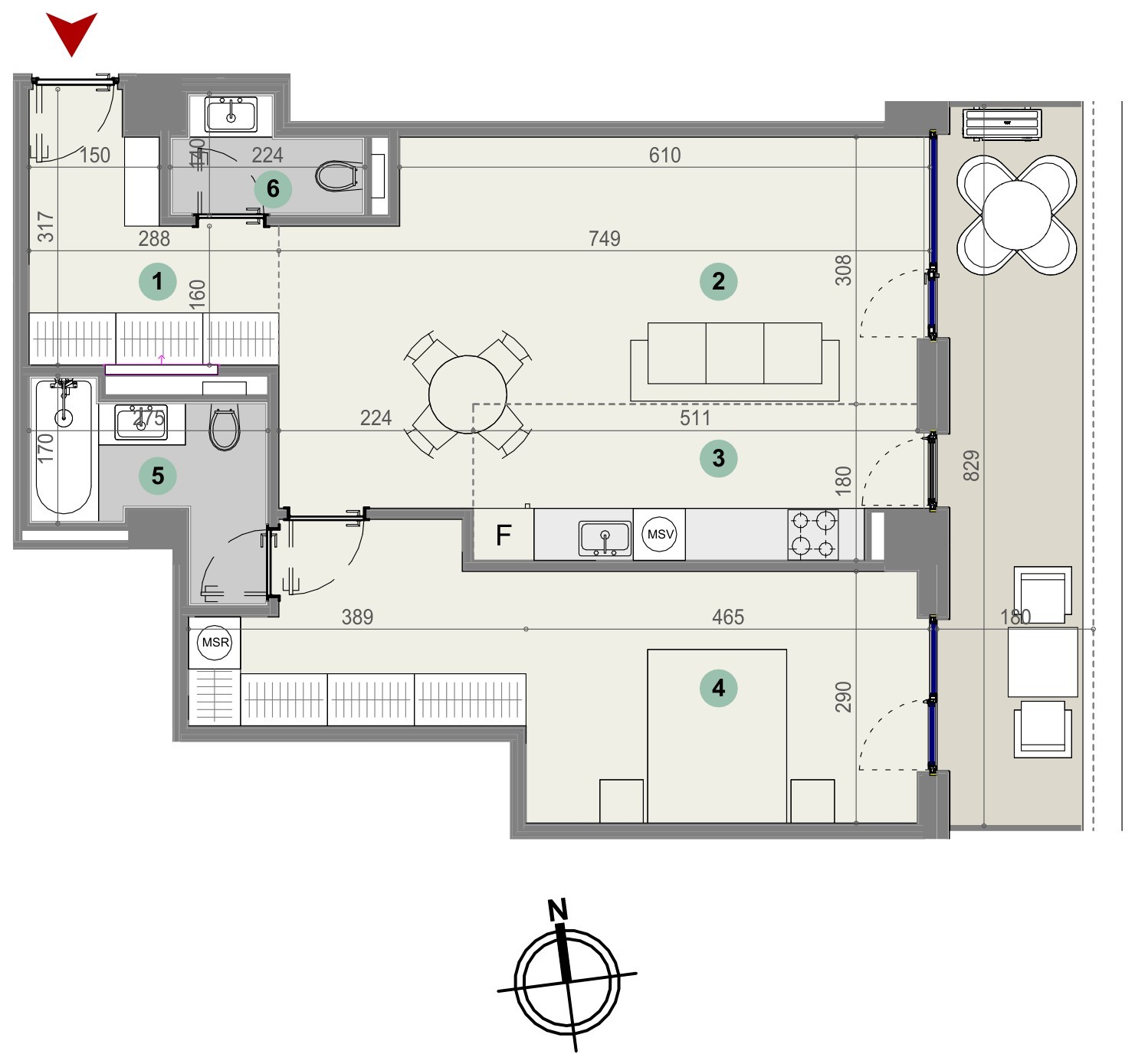 Plan apartament