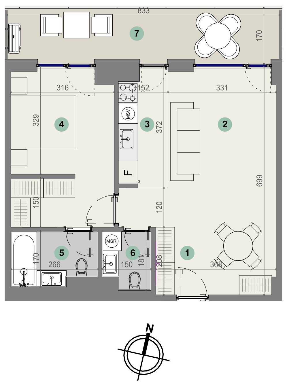 Plan apartament