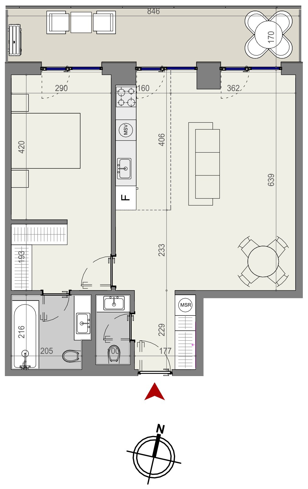 Plan apartament