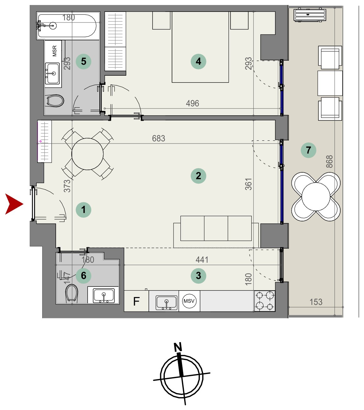 Plan apartament