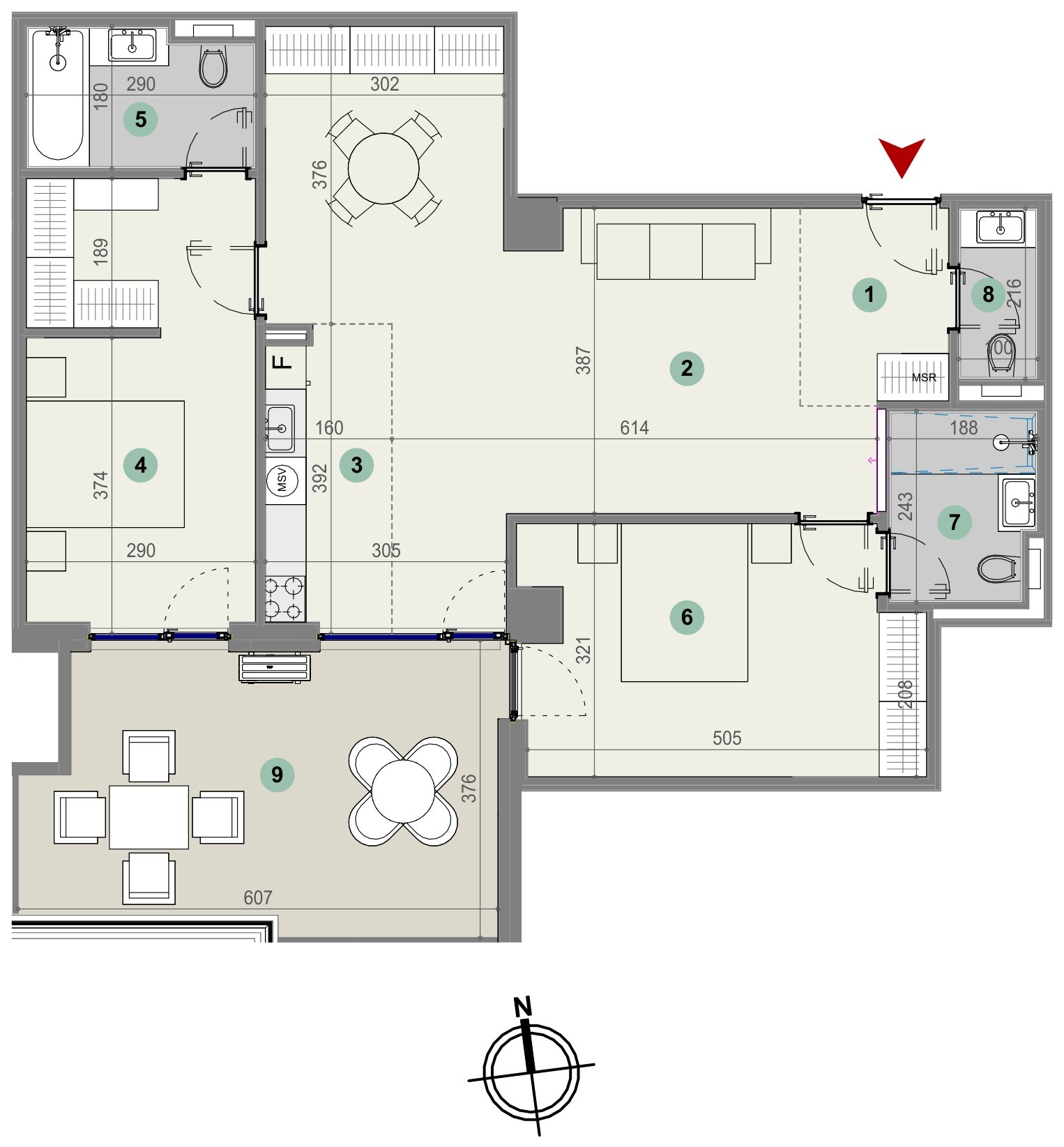 Plan apartament