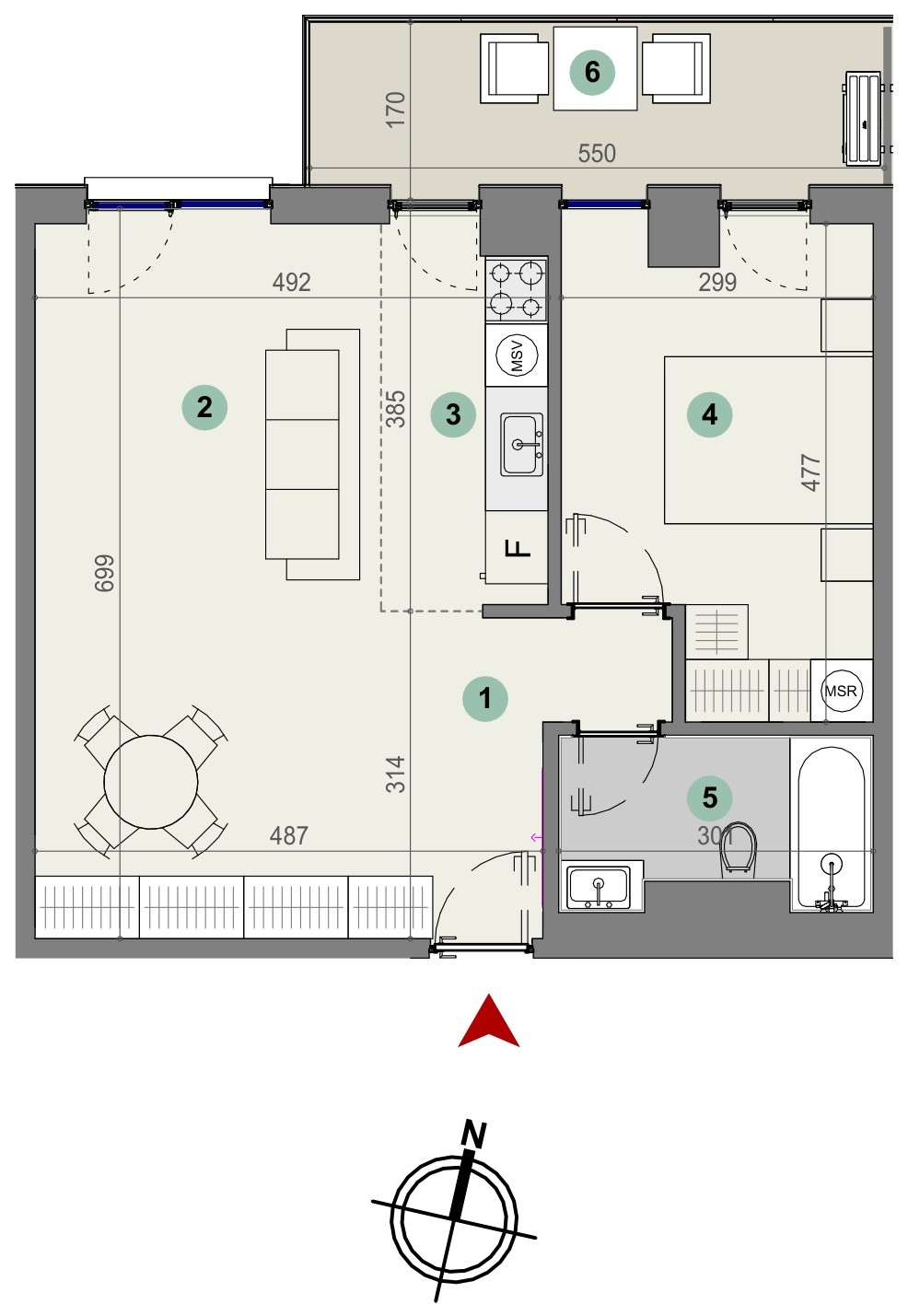 Plan apartament