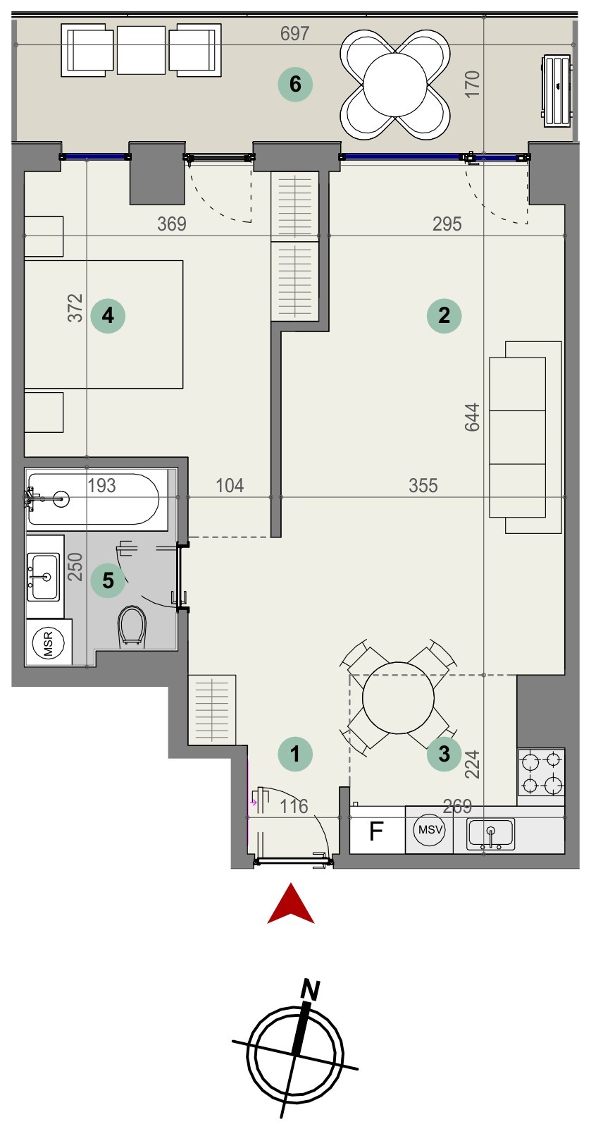 Plan apartament