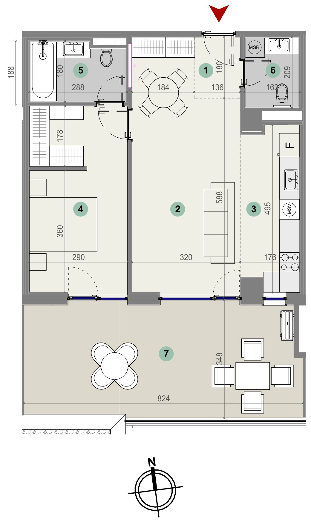 Plan apartament