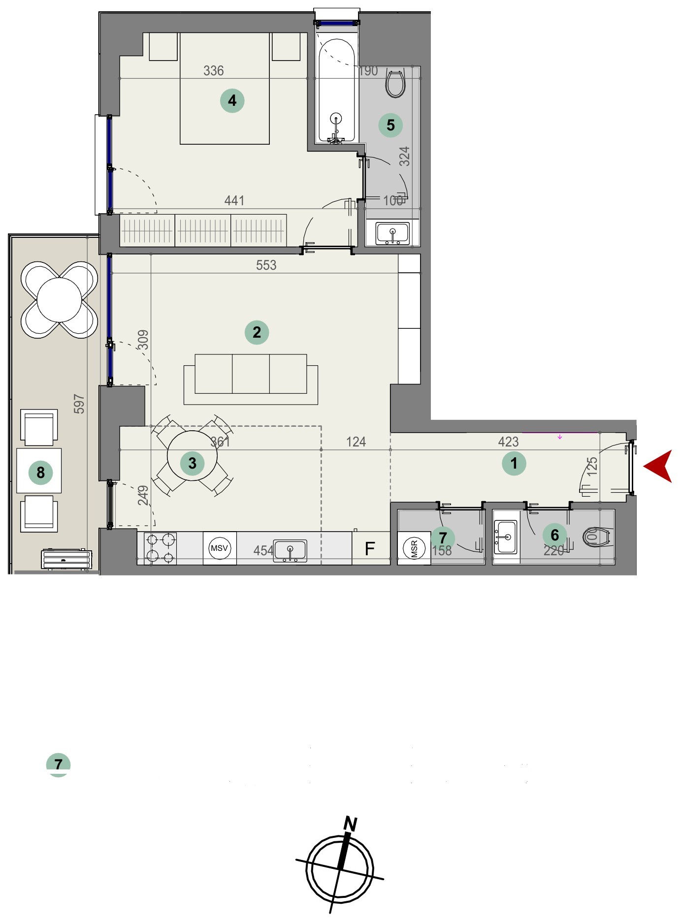 Plan apartament