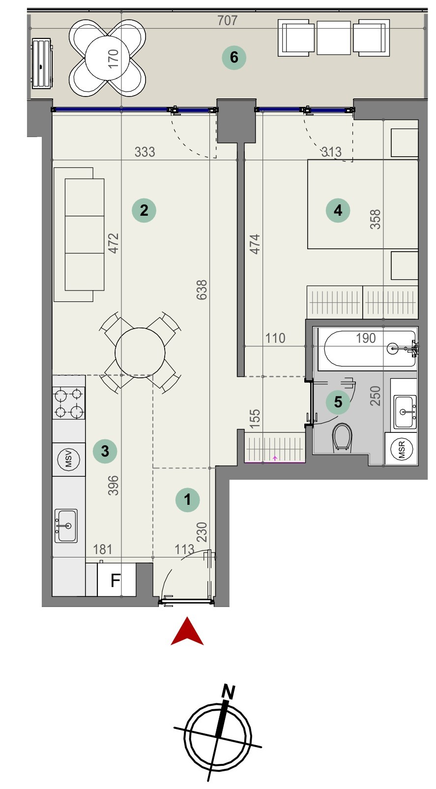 Plan apartament