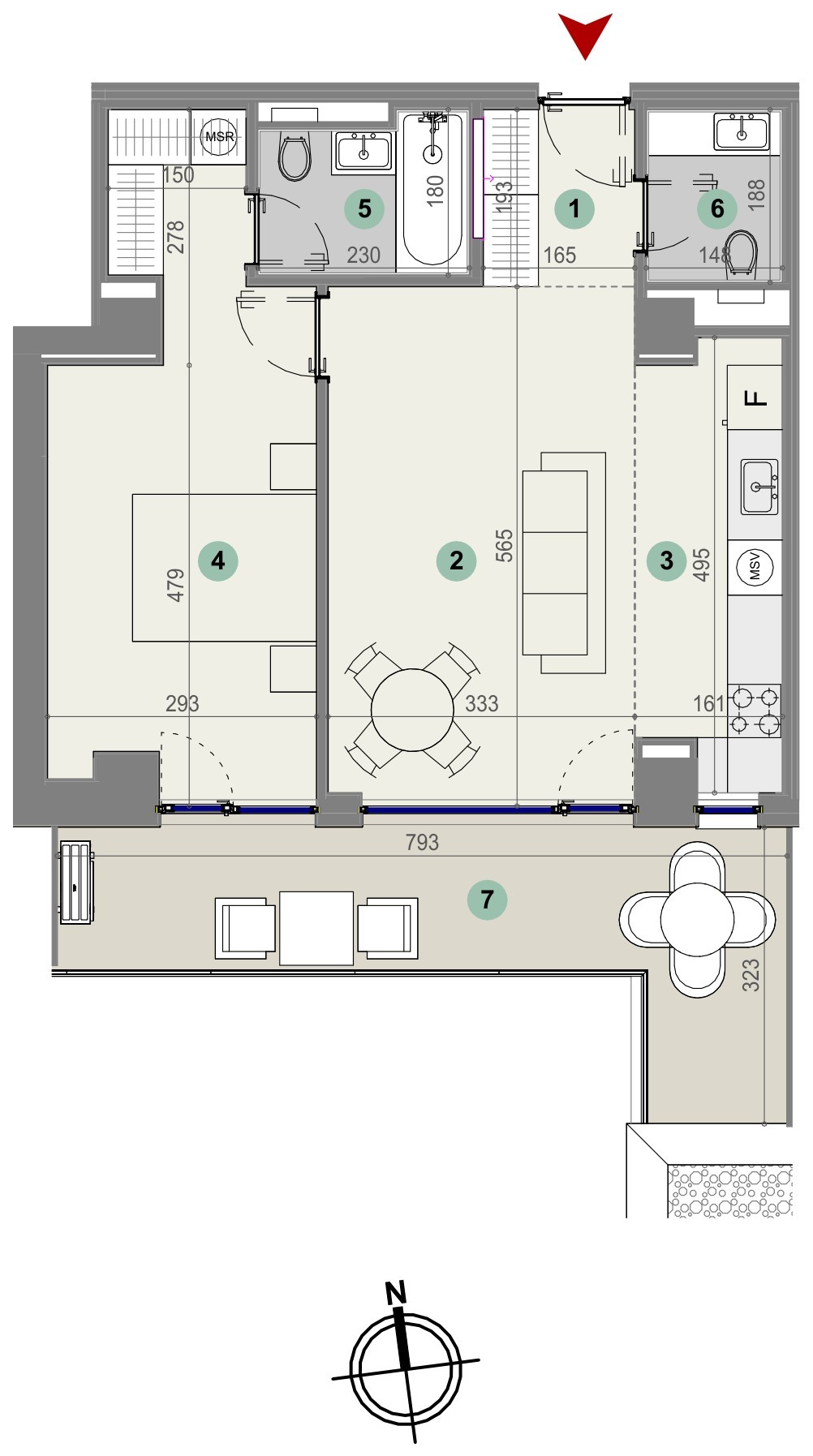 Plan apartament