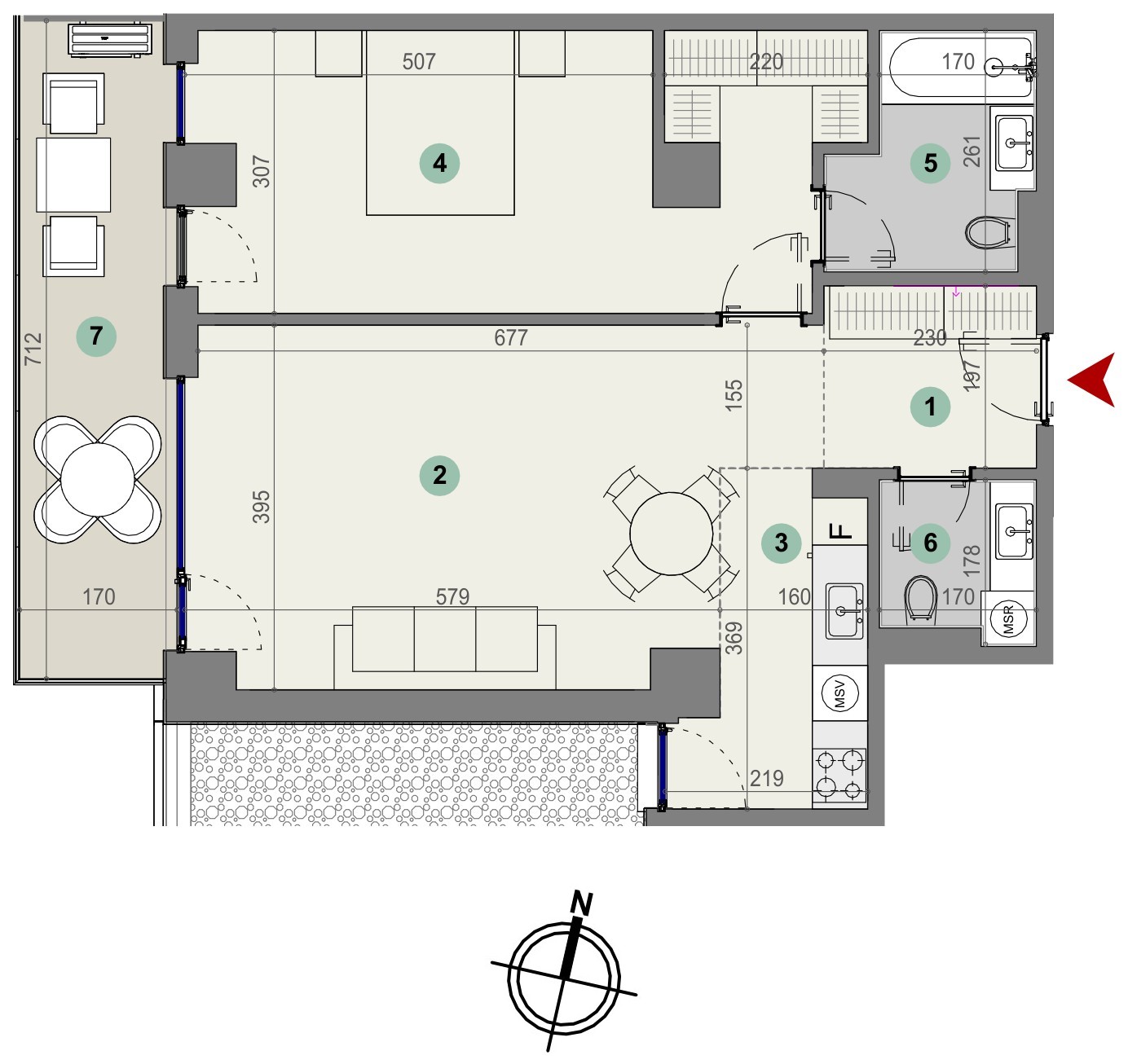 Plan apartament