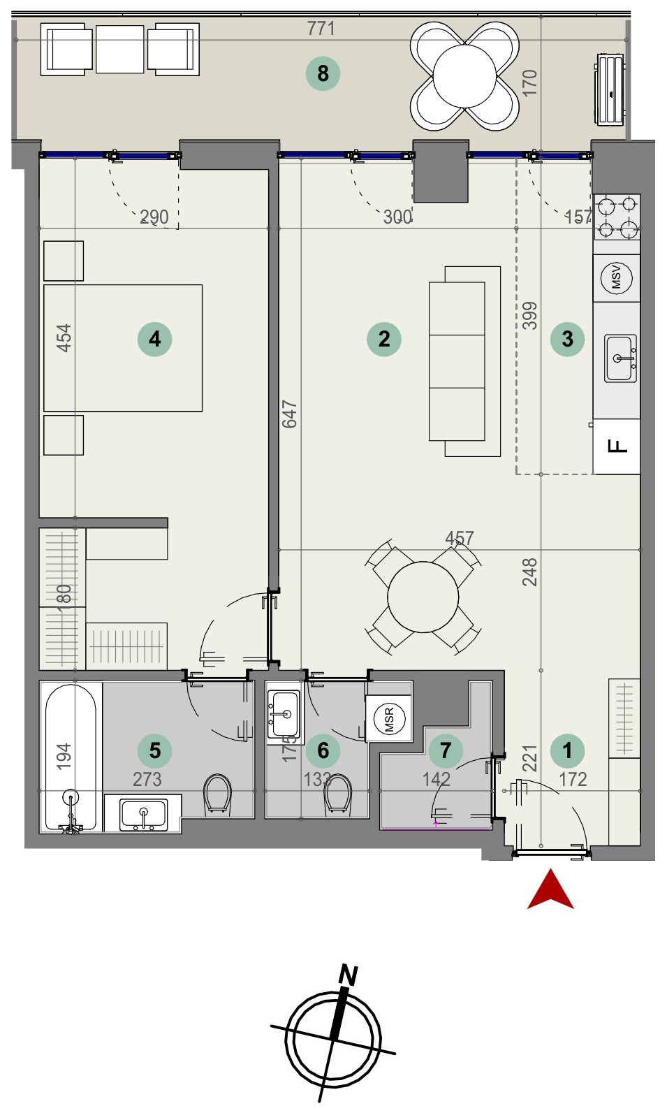 Plan apartament