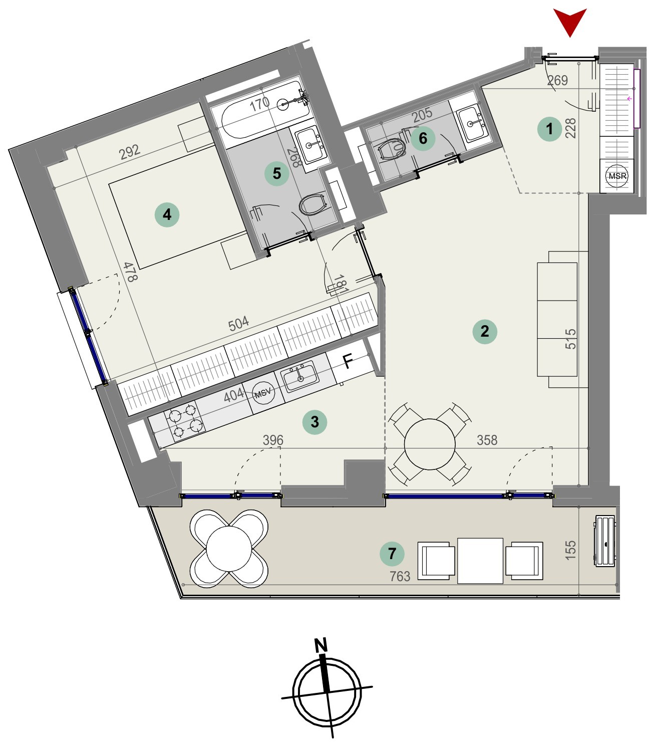 Plan apartament