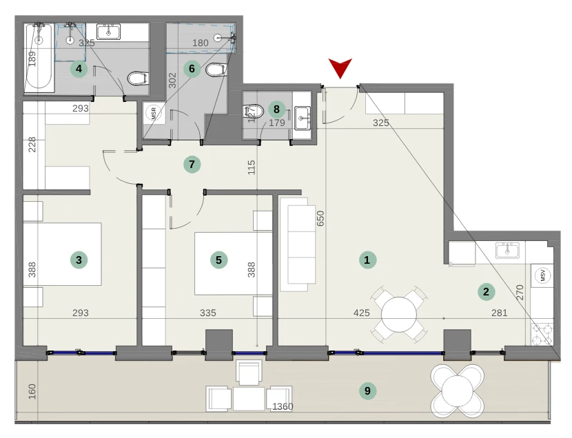 Plan apartament