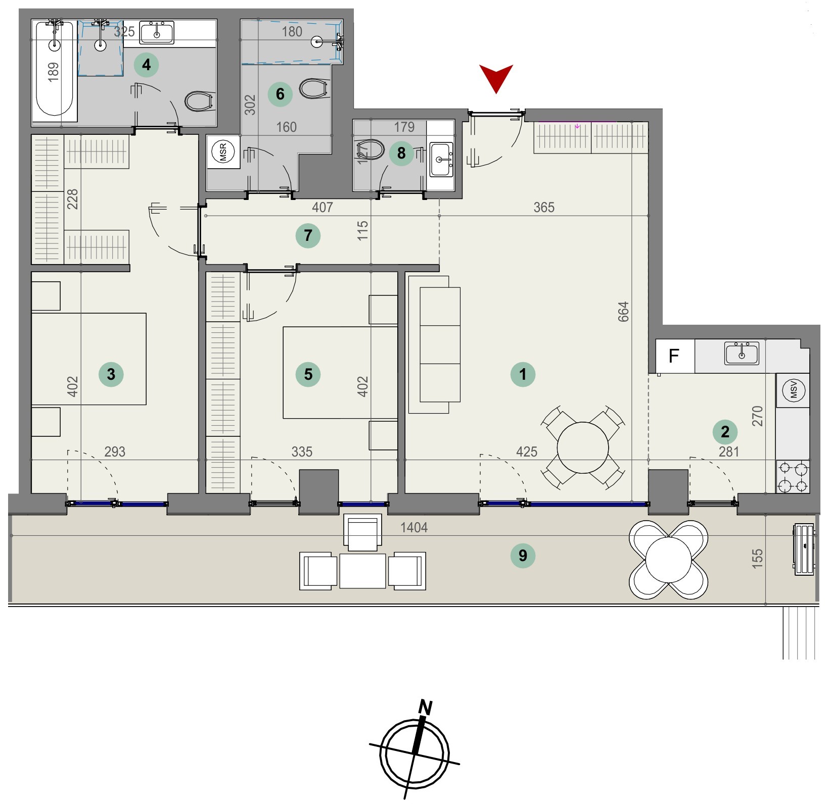 Plan apartament
