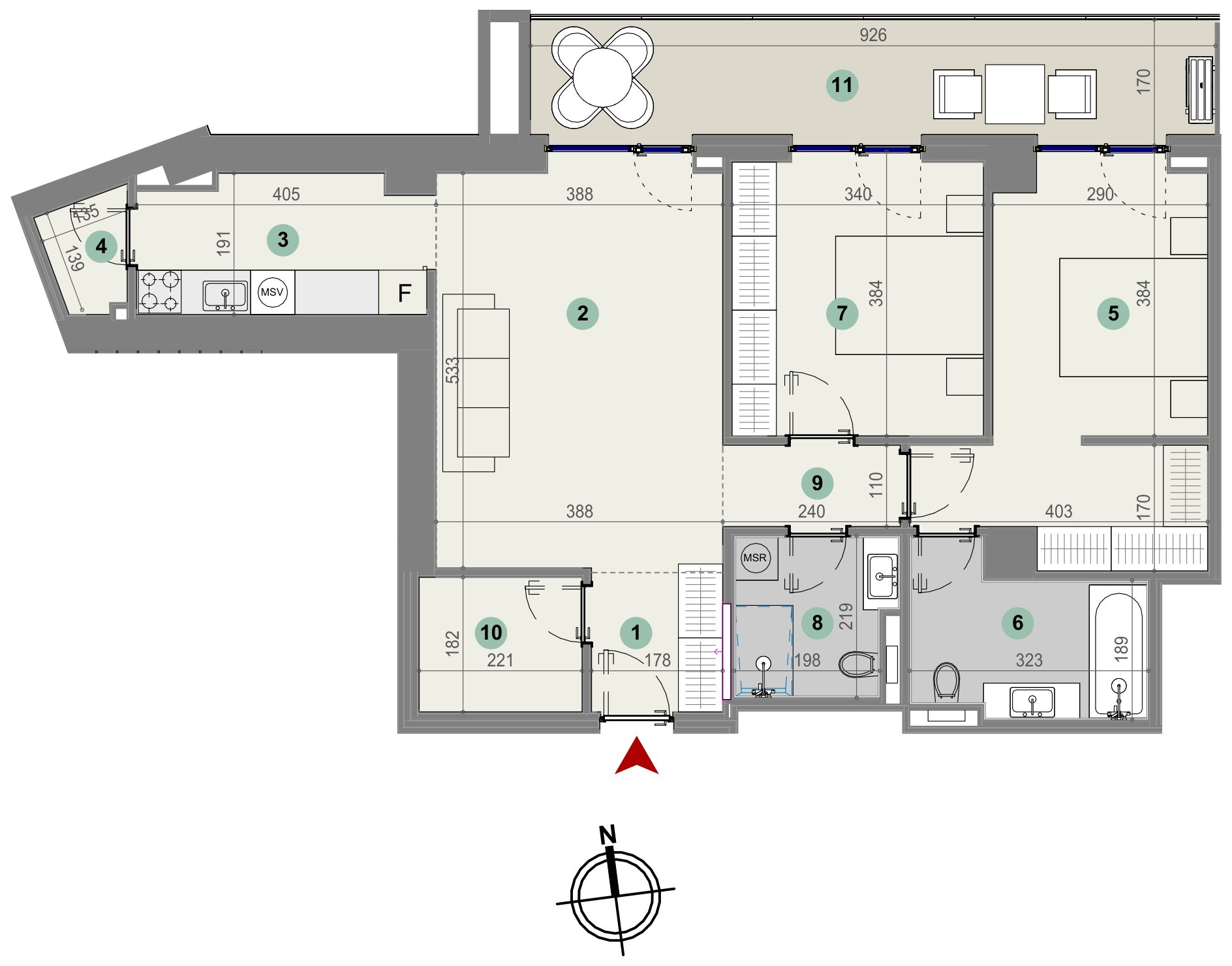 Plan apartament