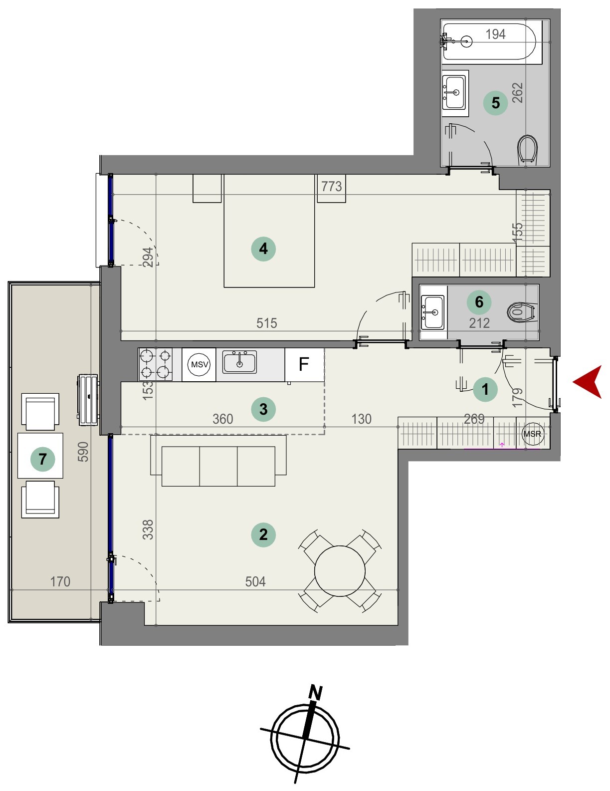 Plan apartament
