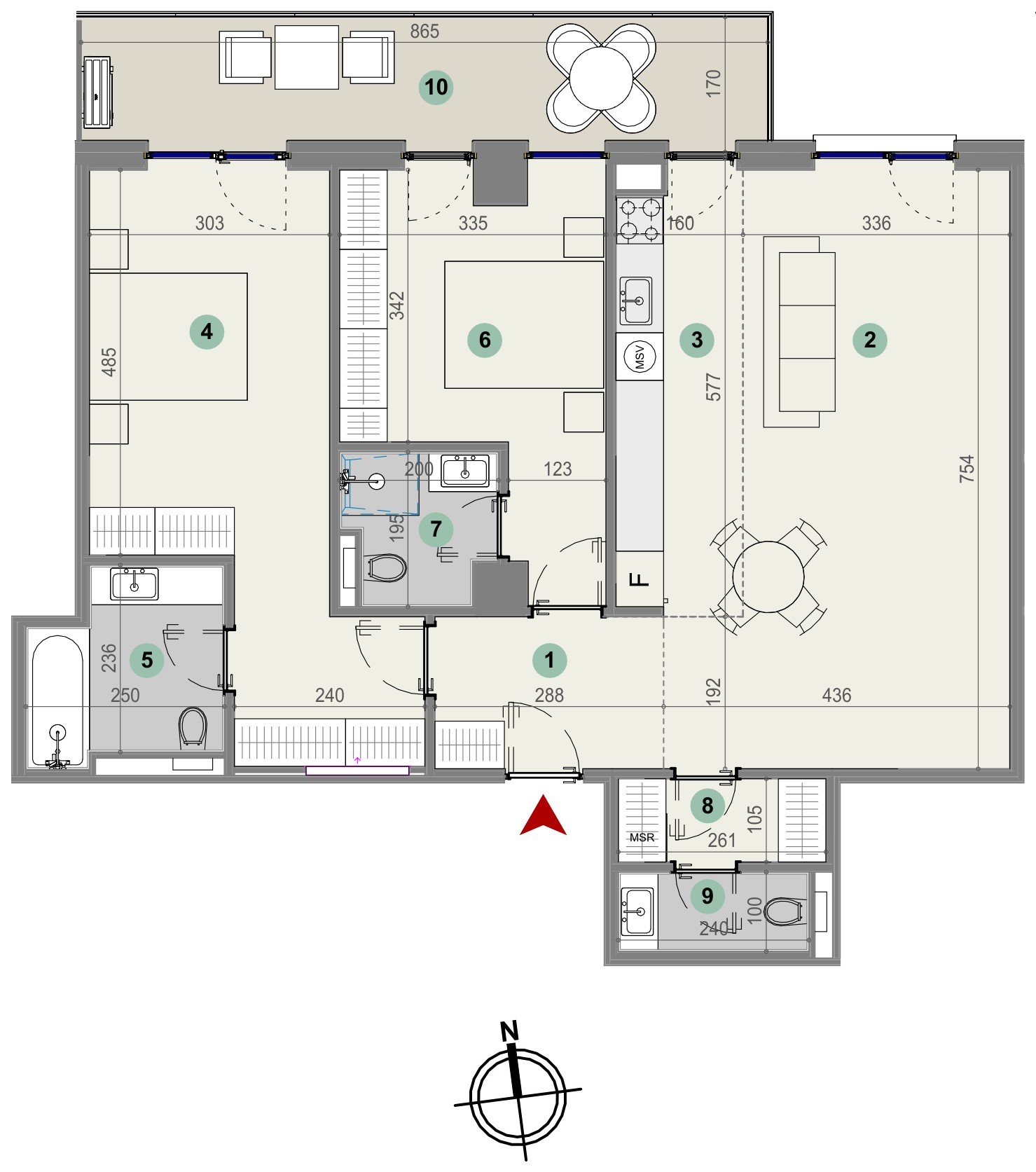 Plan apartament