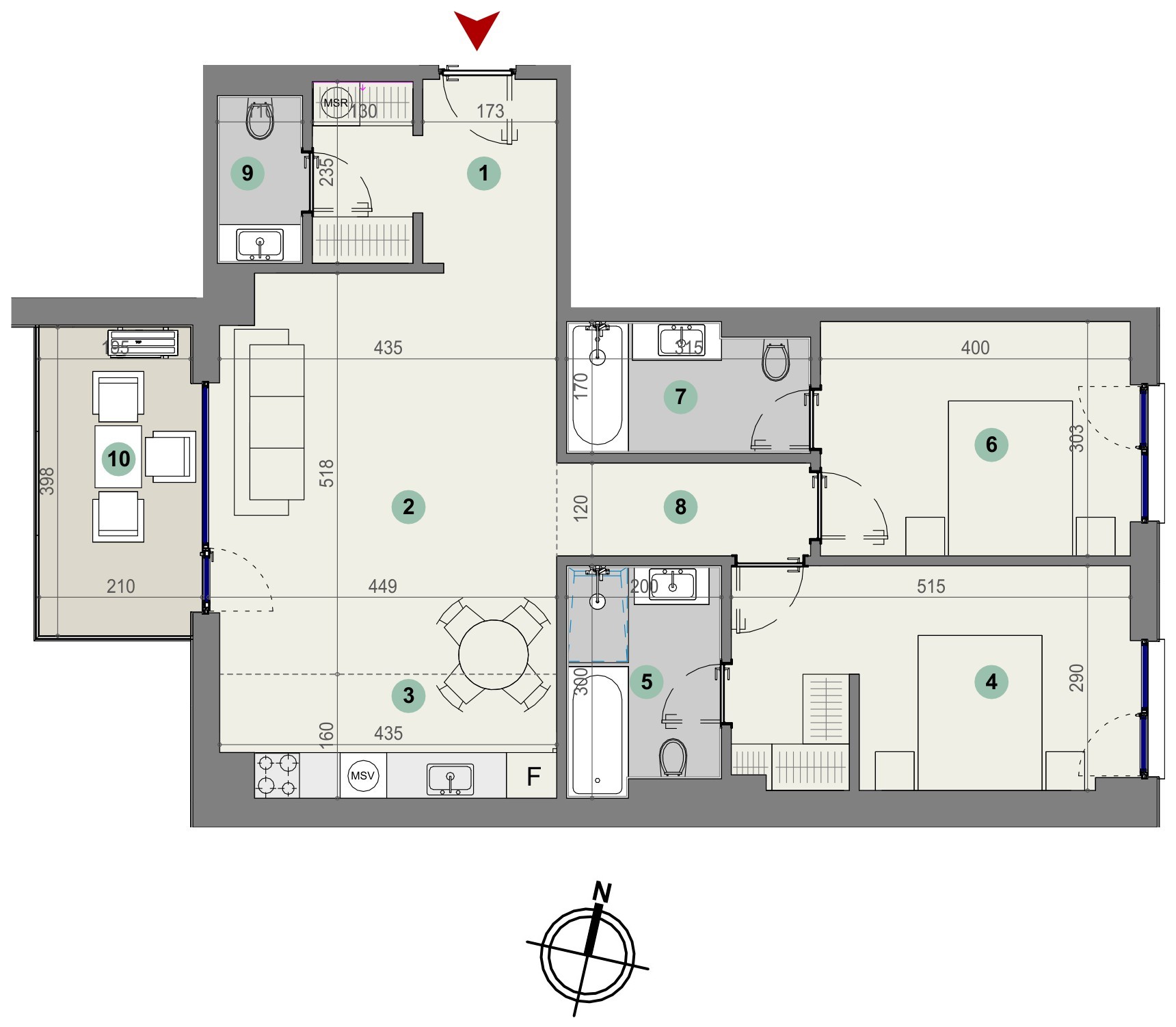 Plan apartament