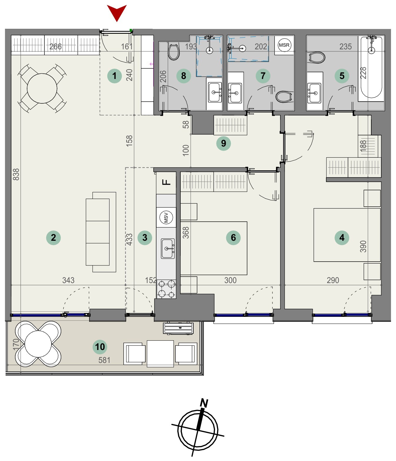 Plan apartament
