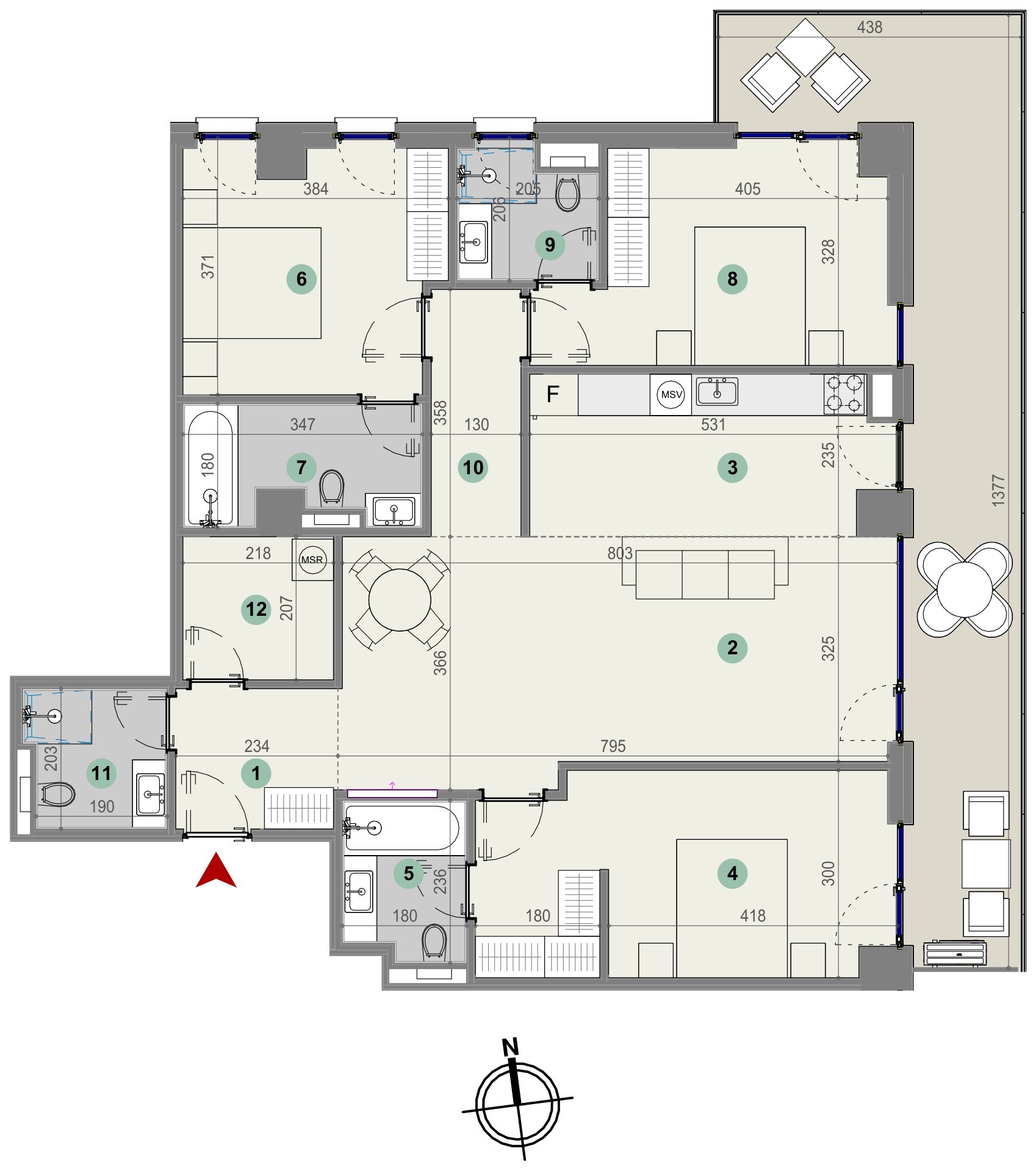 Plan apartament