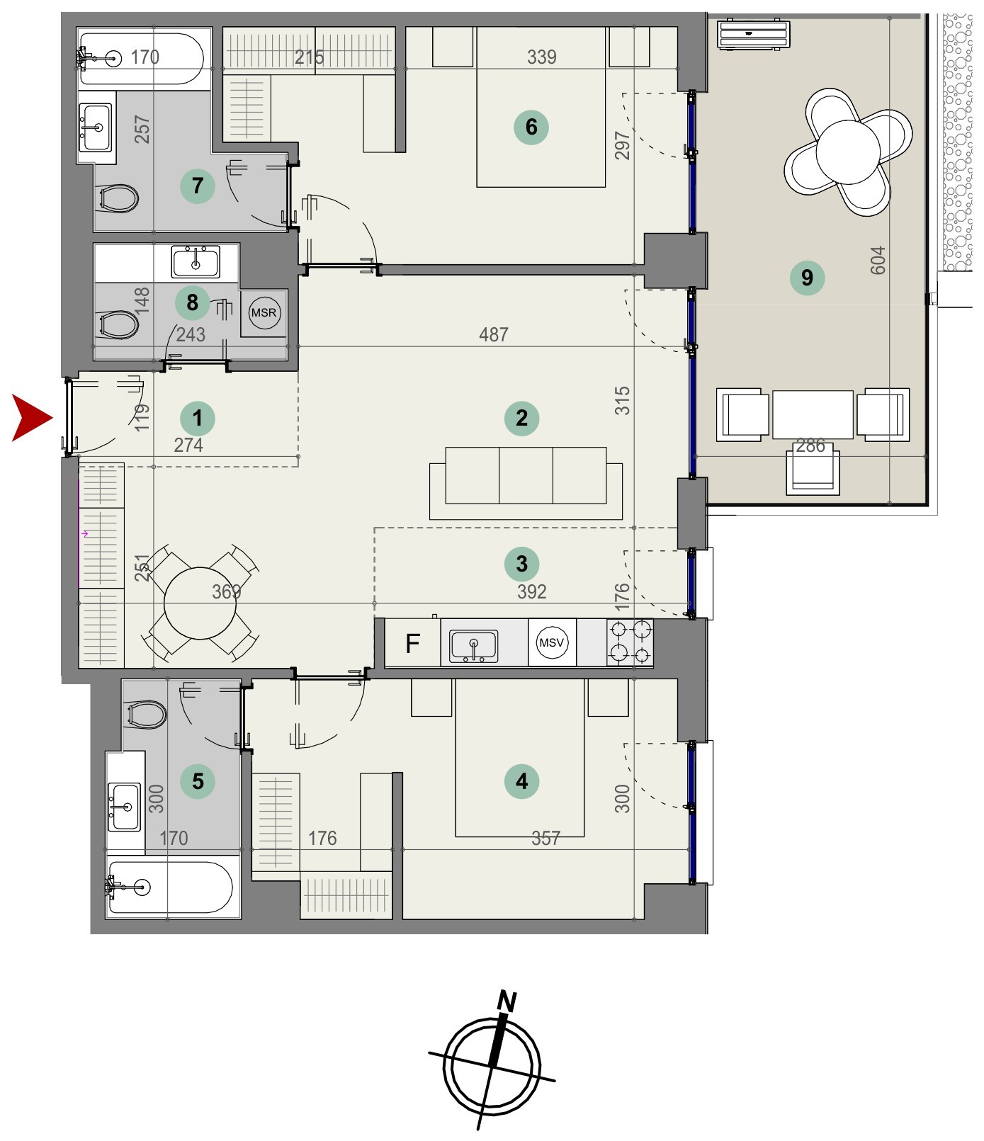 Plan apartament