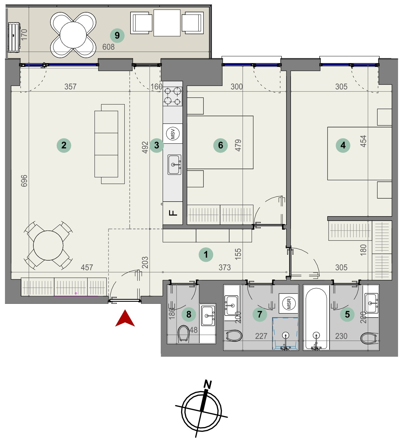 Plan apartament