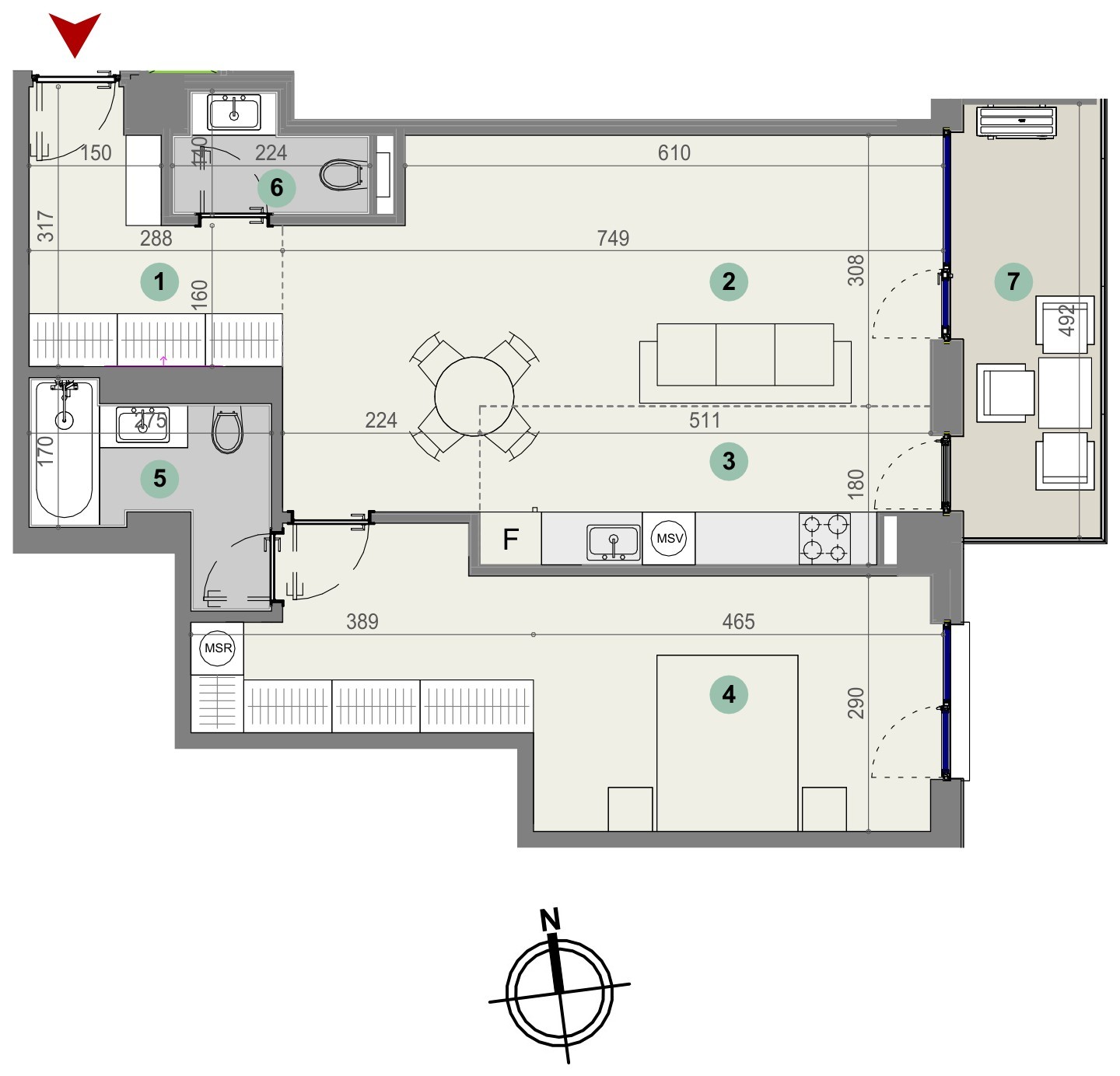 Plan apartament
