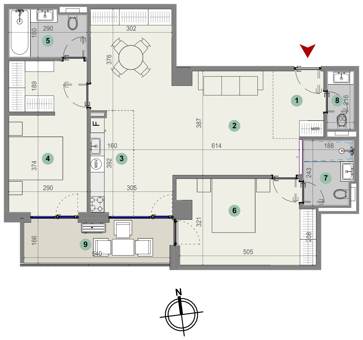 Plan apartament