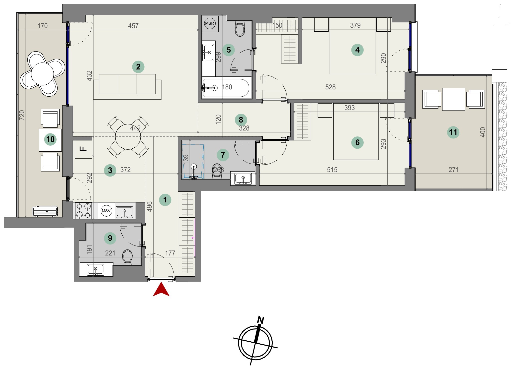 Plan apartament
