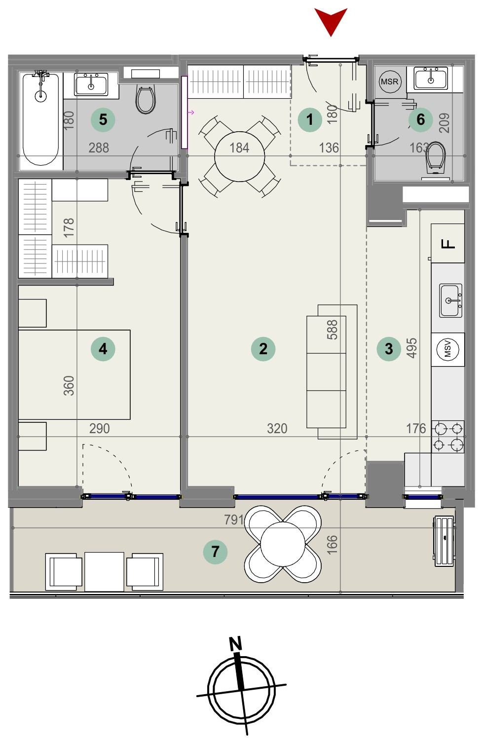 Plan apartament