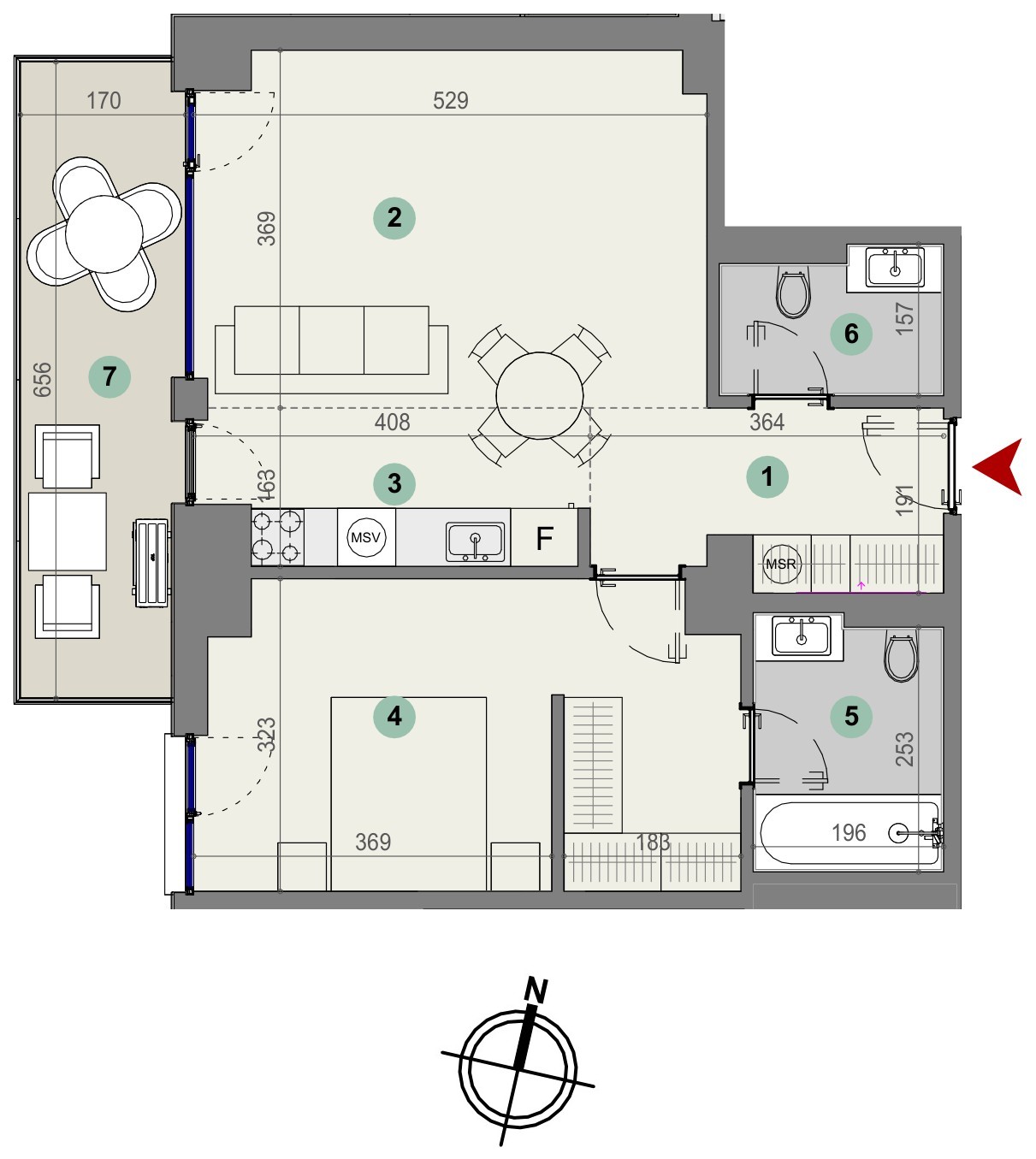 Plan apartament