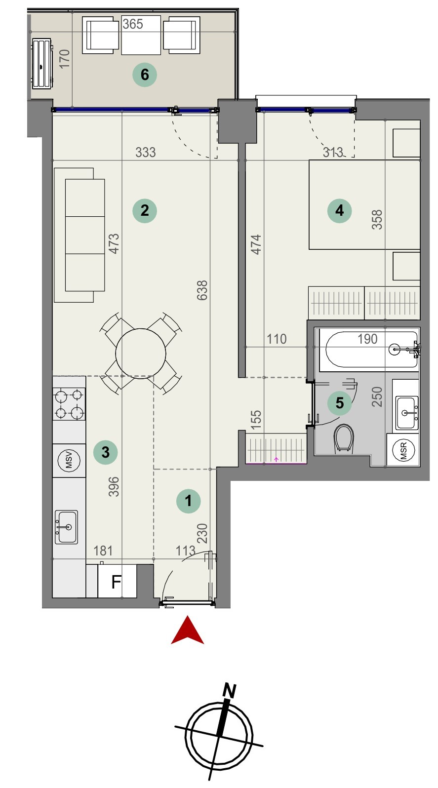 Plan apartament