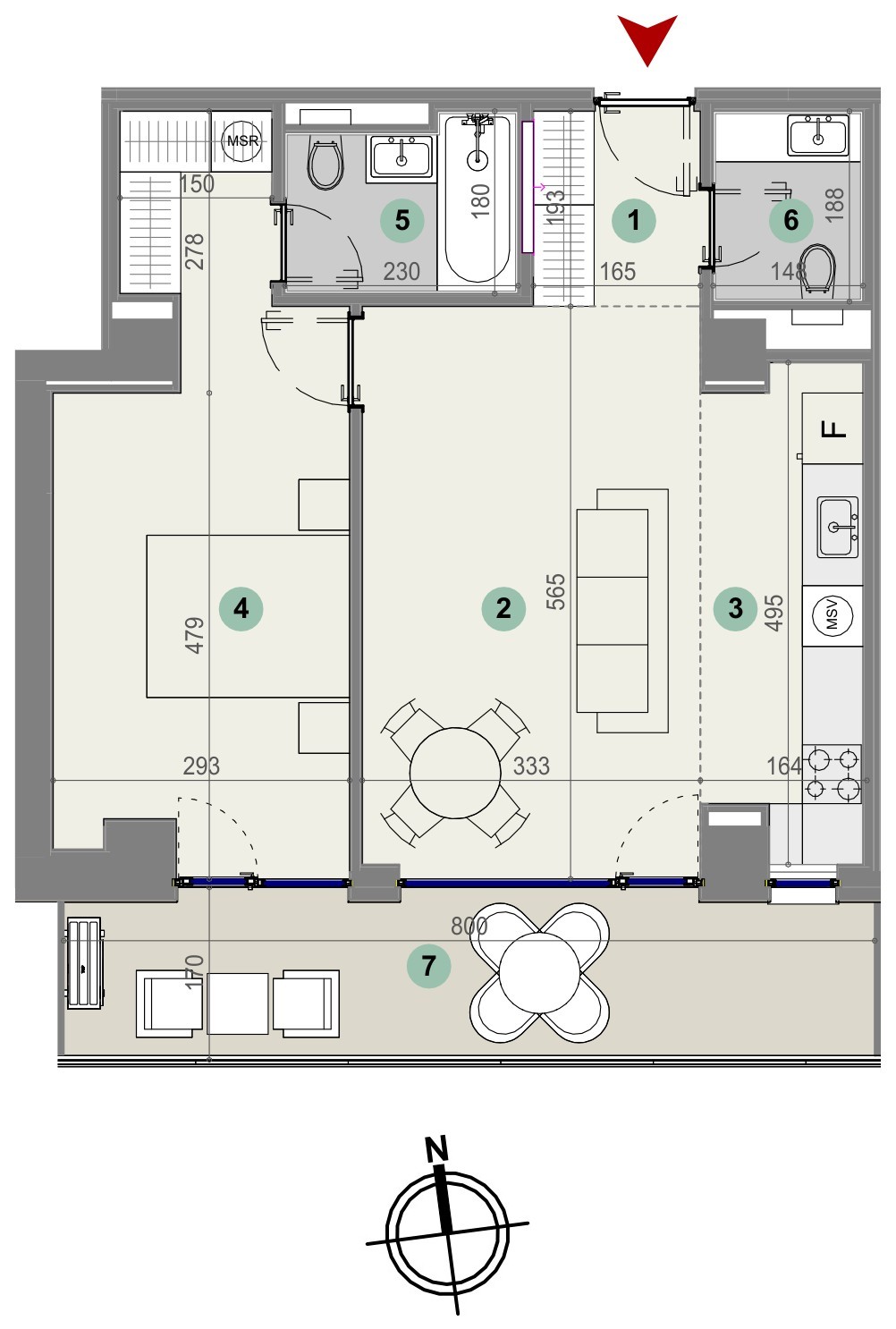 Plan apartament