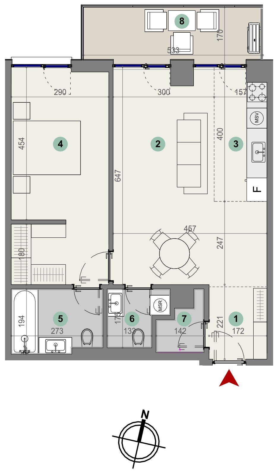 Plan apartament